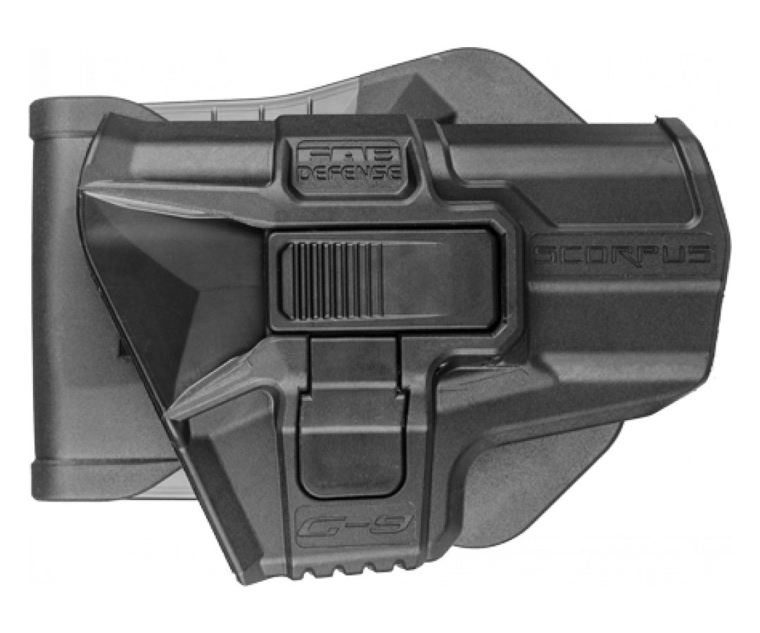 Кобура поворотная с кнопкой Fab Defense MX G-9SR для Glock 9 мм (черная)
