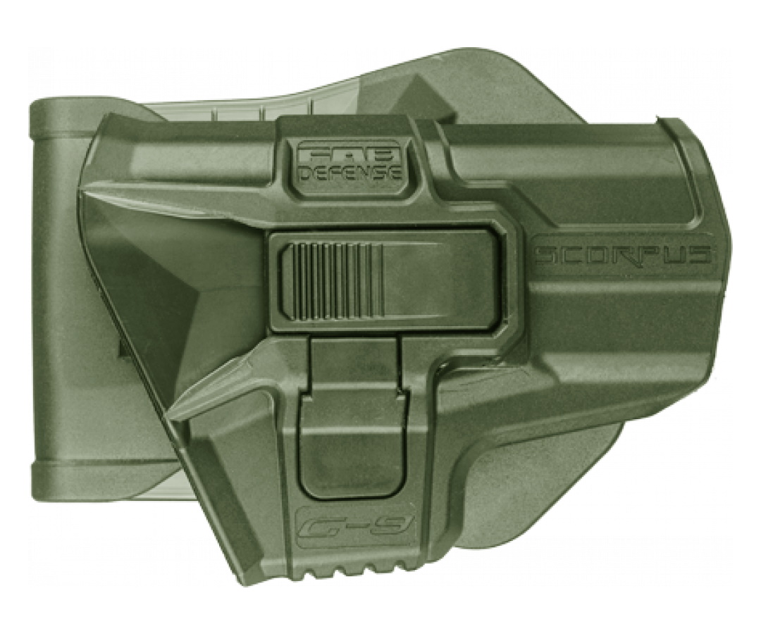 Кобура поворотная с кнопкой Fab Defense MX G-9SR для Glock 9 мм (хаки)