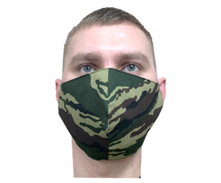 Защитная маска многоразовая 2-слойная NS Camo (10 шт.)