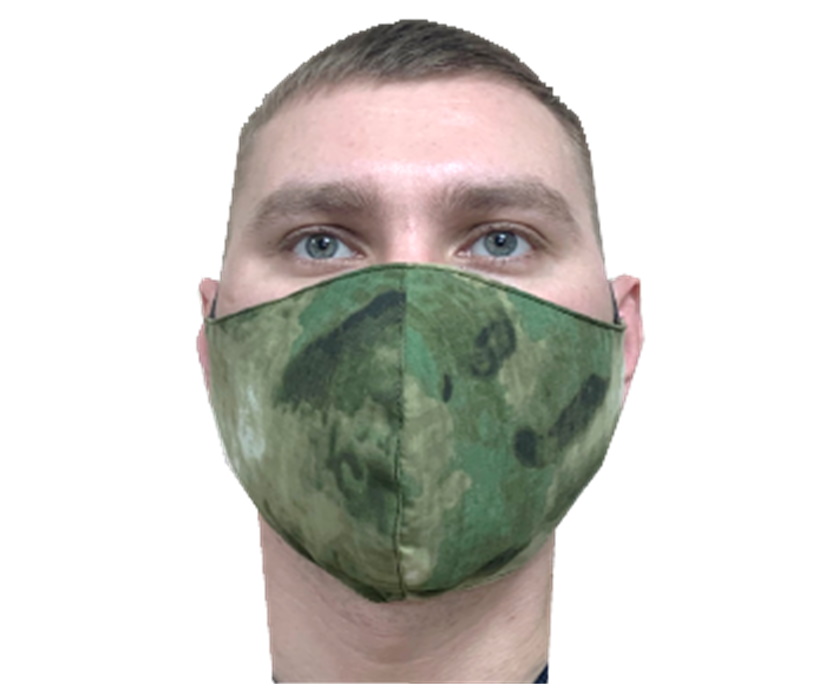 Защитная маска многоразовая 2-слойная NS Smoke Green (10 шт.)
