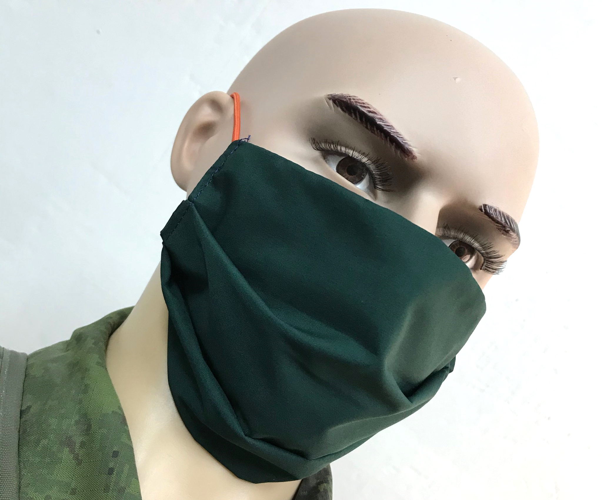 Защитная маска многоразовая 2-слойная NSB Khaki (10 шт.)