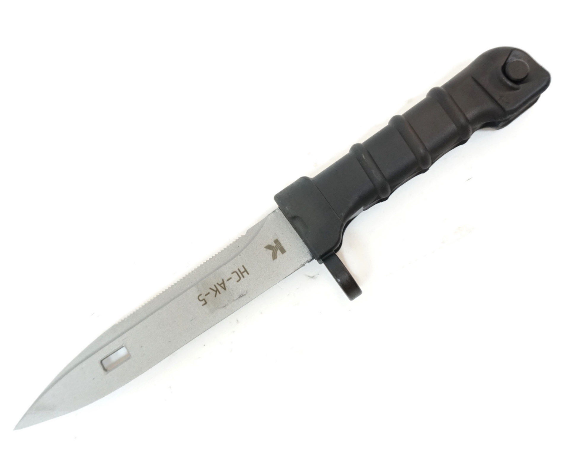 ММГ штык-нож НС-АК (6Х5) черный, клинок с пропилом