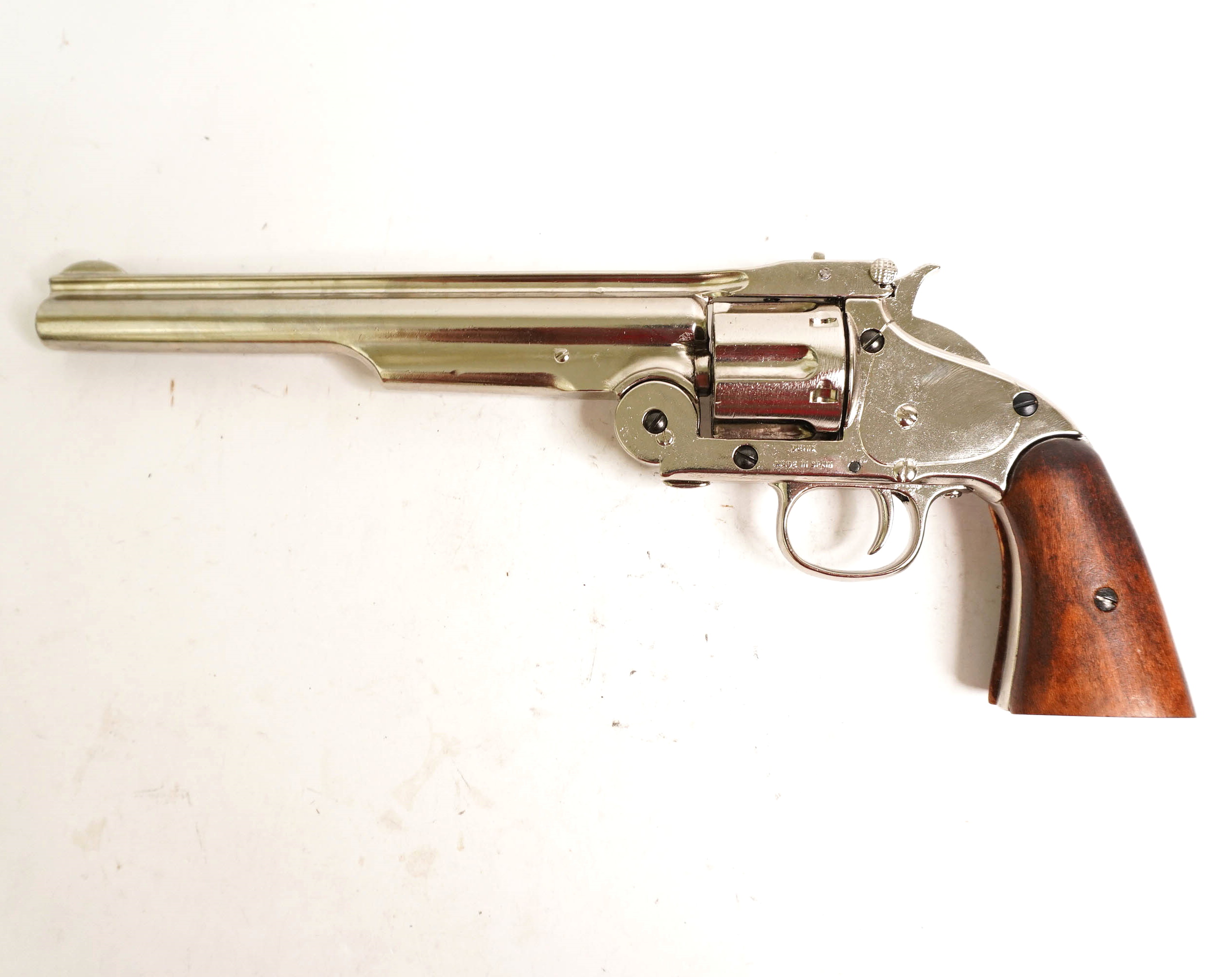 Макет револьвер Smith & Wesson Schofield, .45 калибра, никель (США, 186...