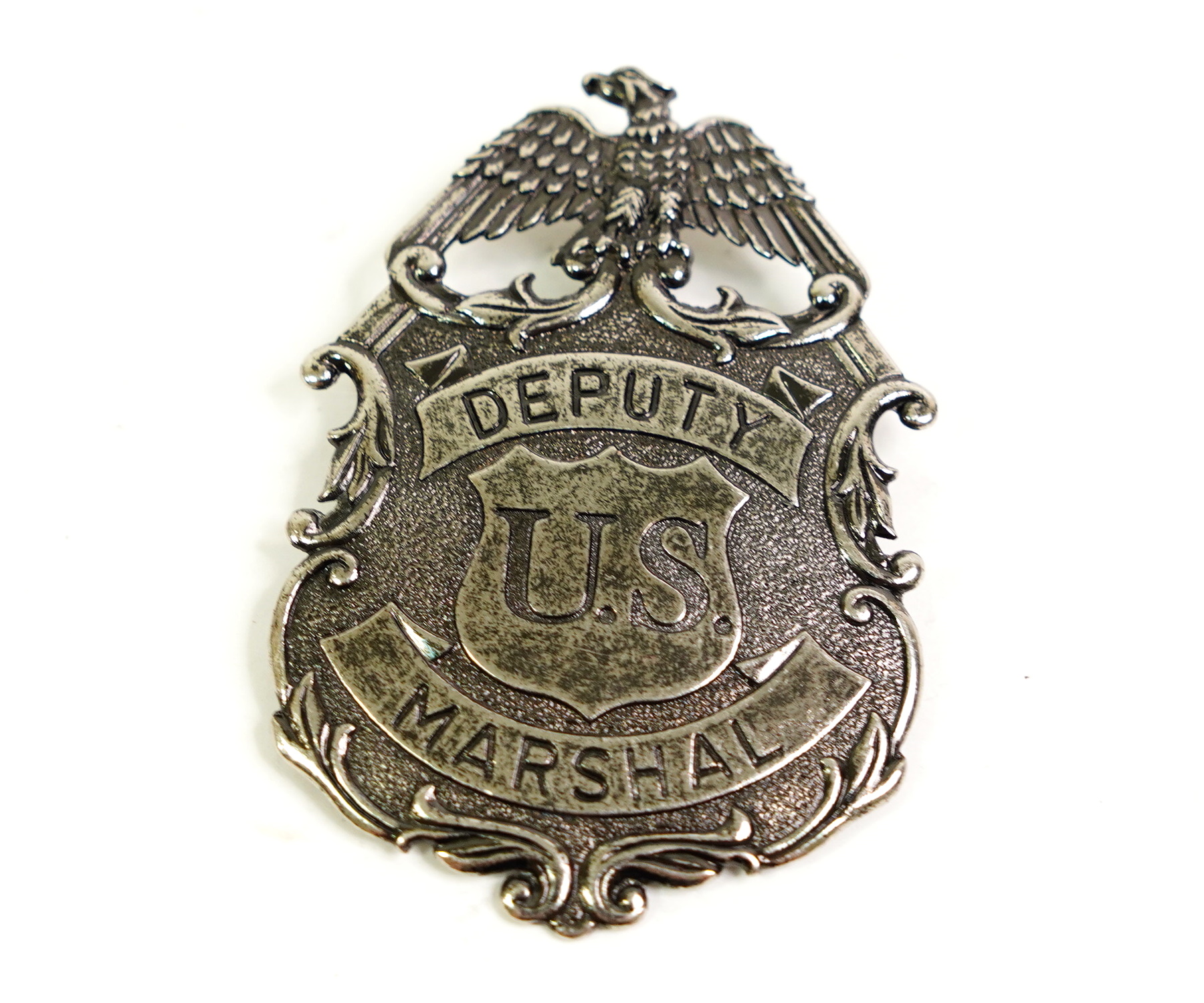 Значок Deputy U.S. Marshal с изображ. орла, никель (DE-112-NQ)