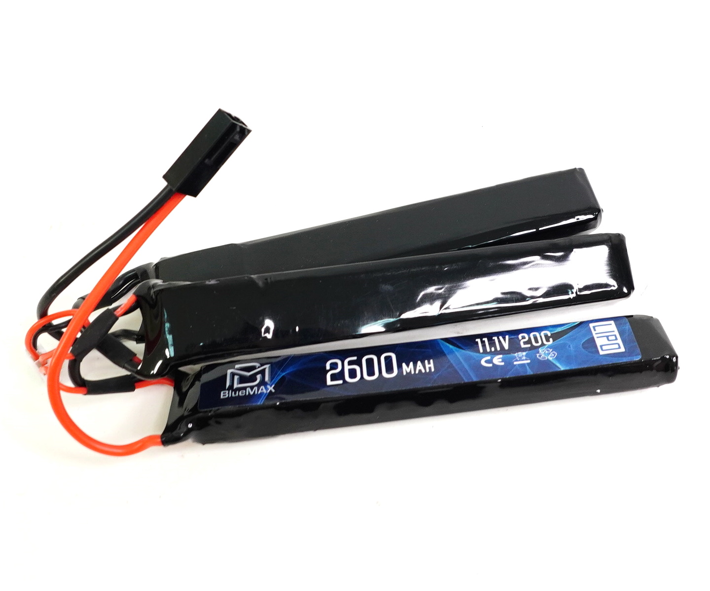 Аккумулятор BlueMAX Li-Po 11.1V 2600mah 20C, 3 x (128x21x12,5) мм (триплет)