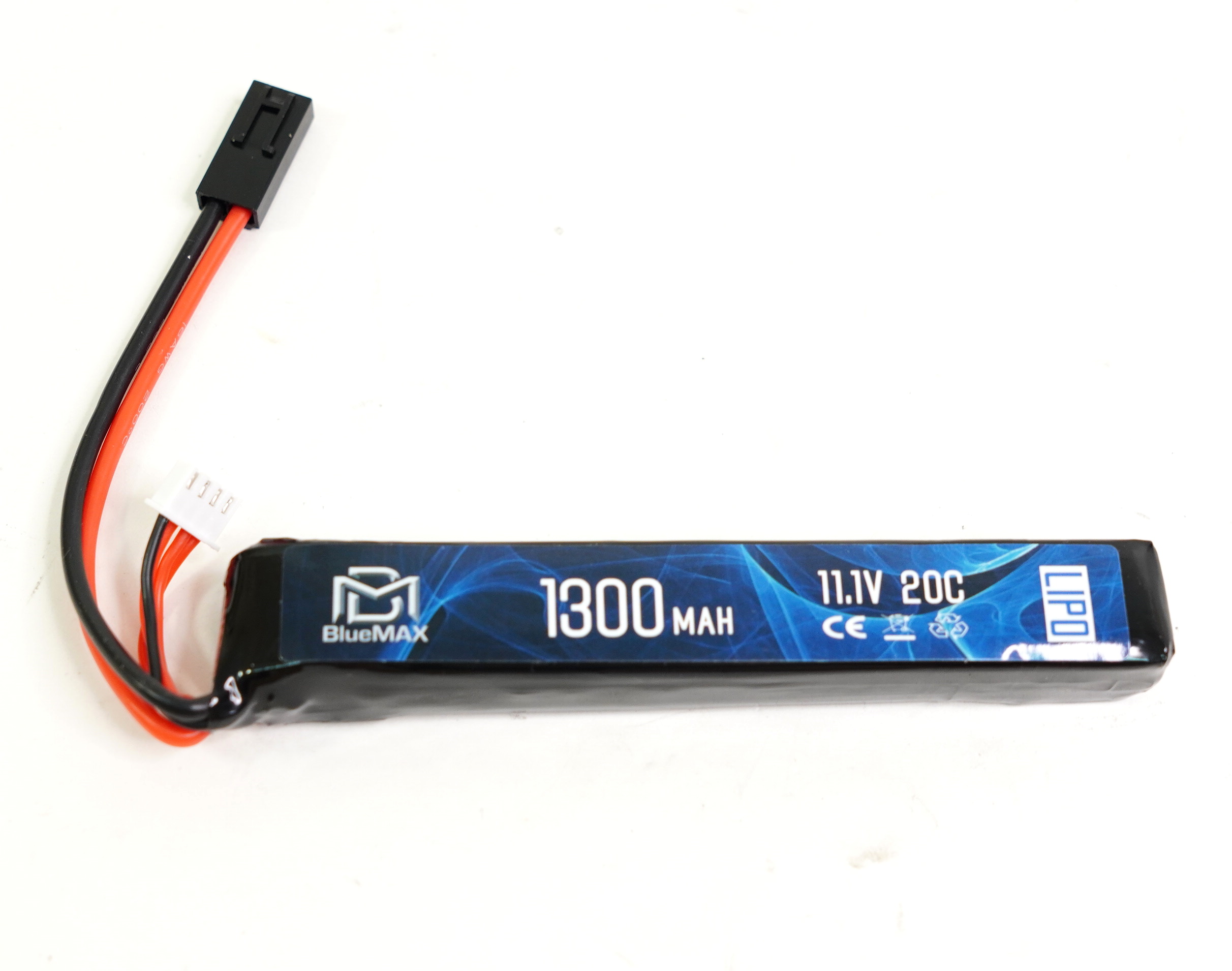 Аккумулятор BlueMAX Li-Po 11.1V 1300mah 20C, 128x21x20 мм (стик)