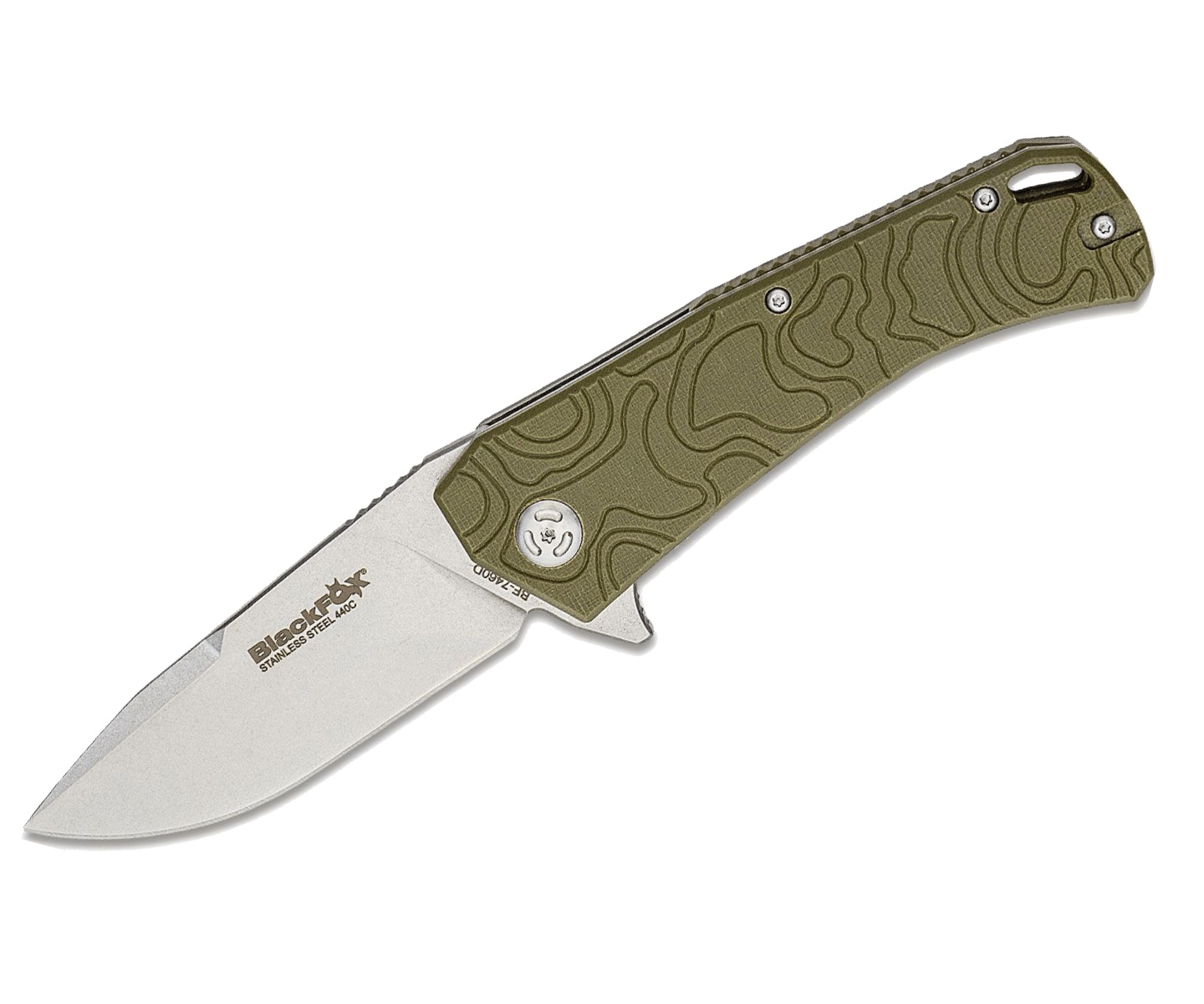 Нож складной Fox Echo 1, сталь 440C, green, FBF/746 OD