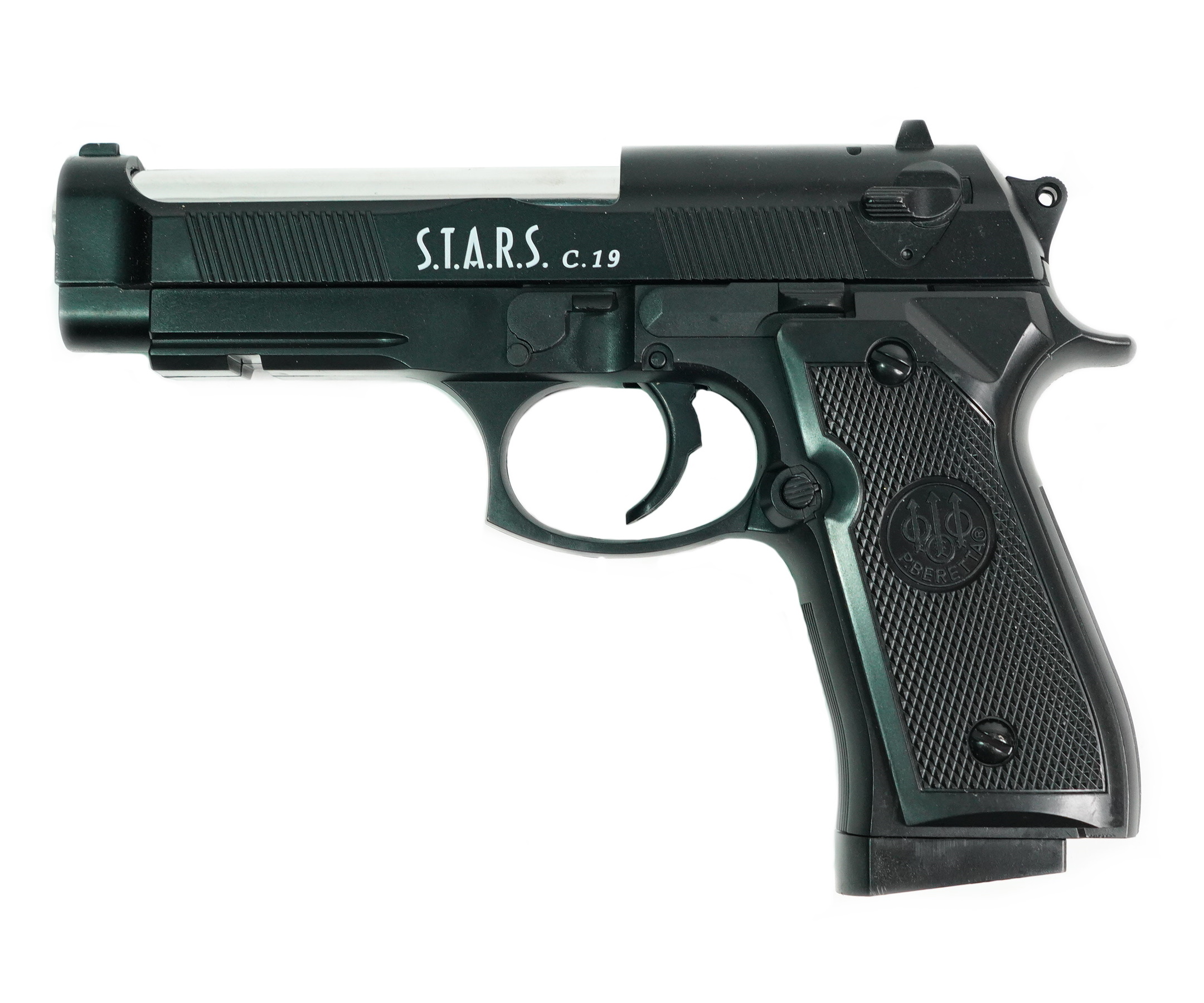 Страйкбольный пистолет Shantou C.19 (Beretta 92) спринговый