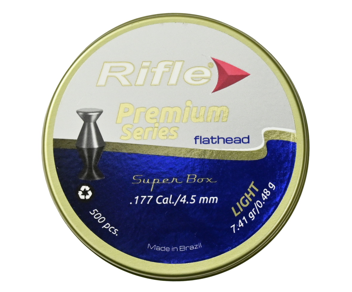 Пули Rifle Premium Series Flathead Light 4,5 мм, 0,48 г (500 штук)