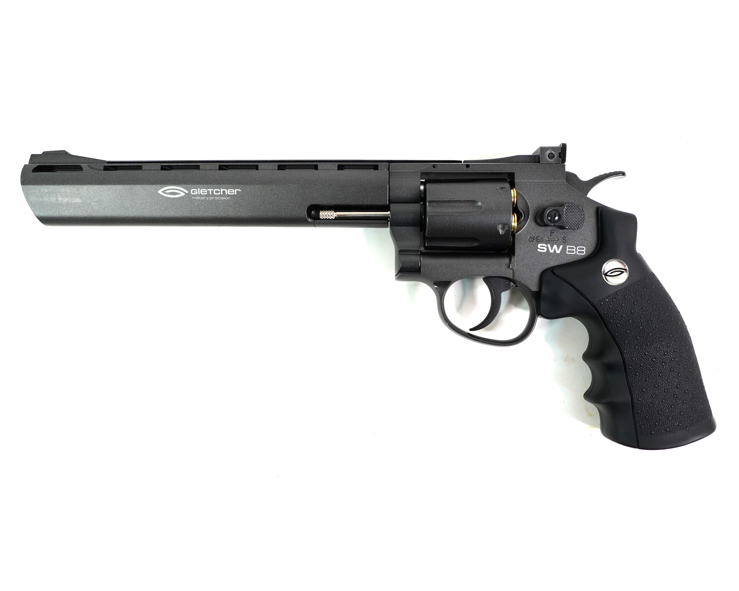 Пневматический револьвер Gletcher SW B8 (8”)