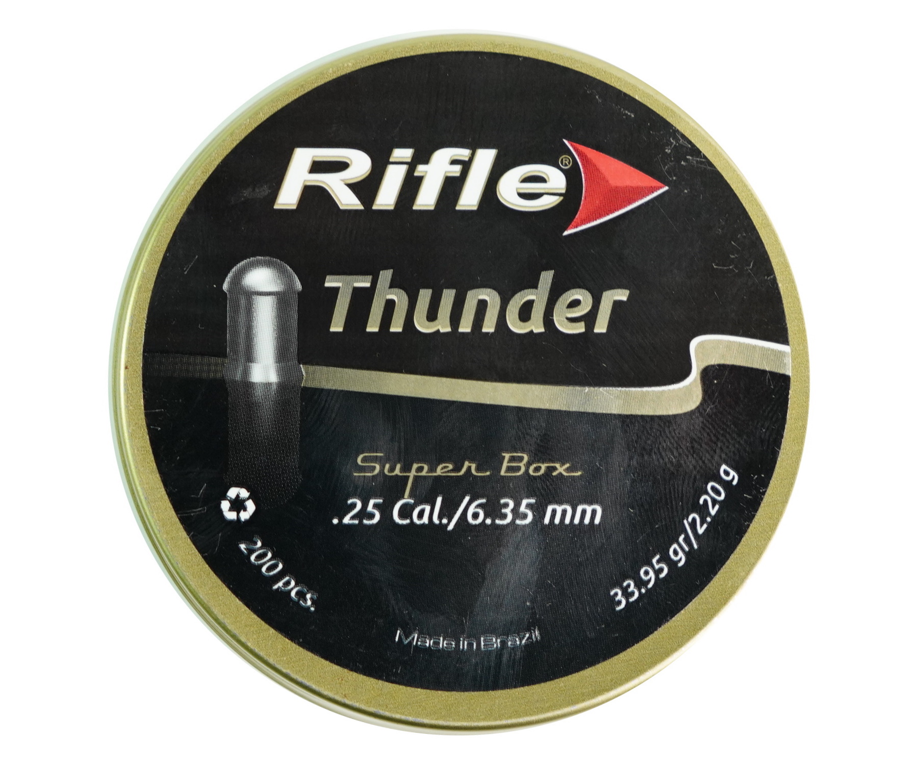 Пули Rifle Field Series Thunder 6,35 мм, 2,20 г (200 штук)