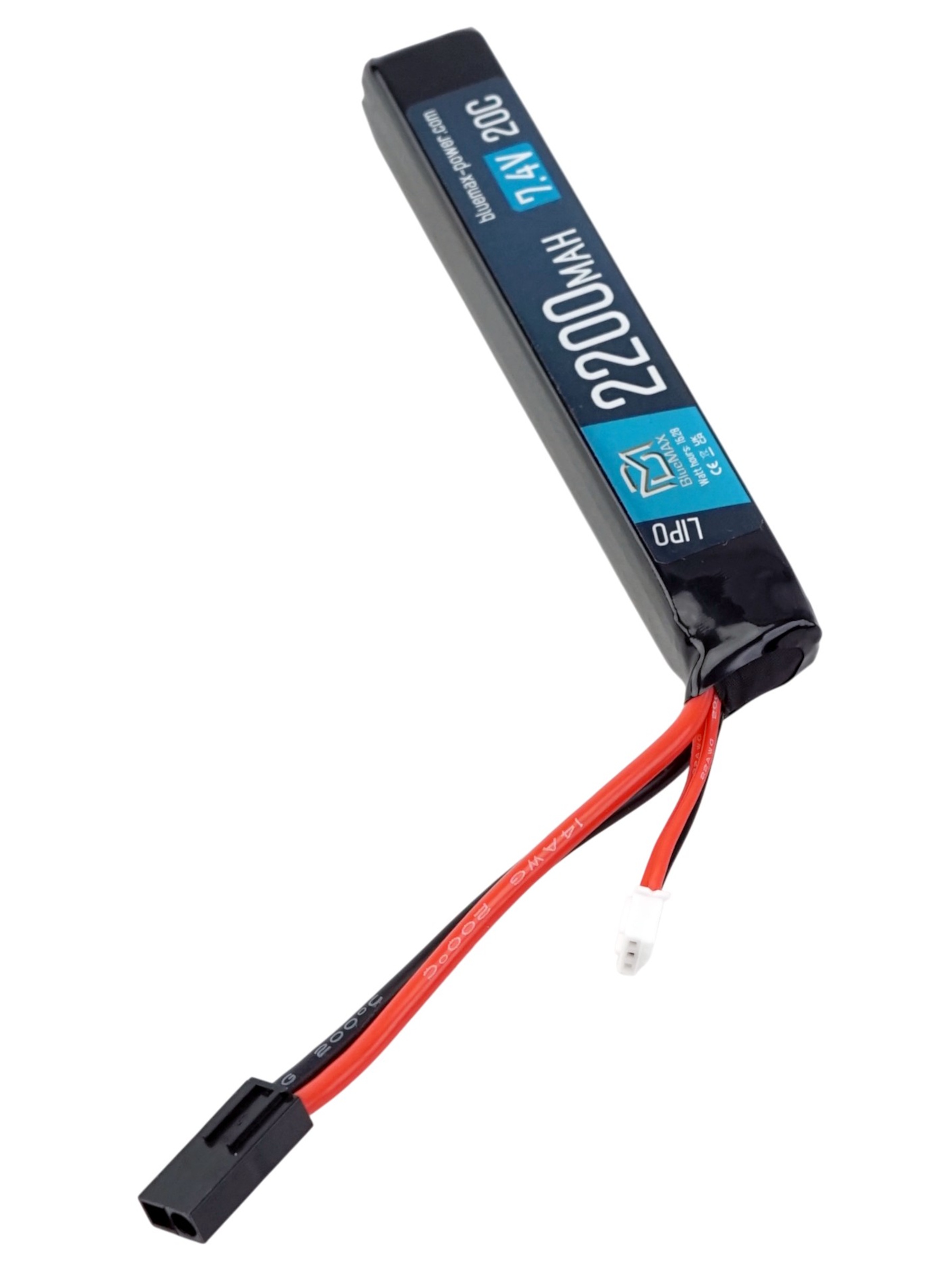 BlueMAX LIPO74V 2200MAH 20C 122X21X18