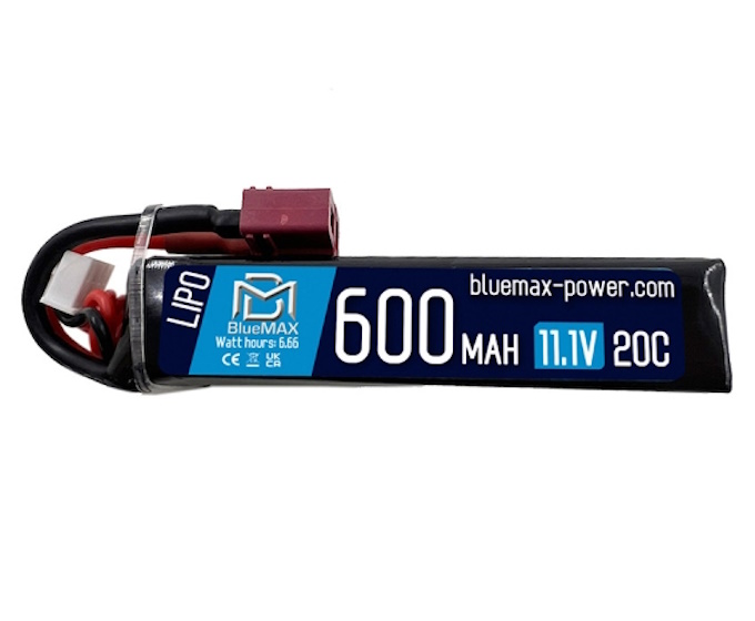 Аккумулятор BlueMAX Li-Po 11.1V 600mah 20C (PDW) w/ Deans