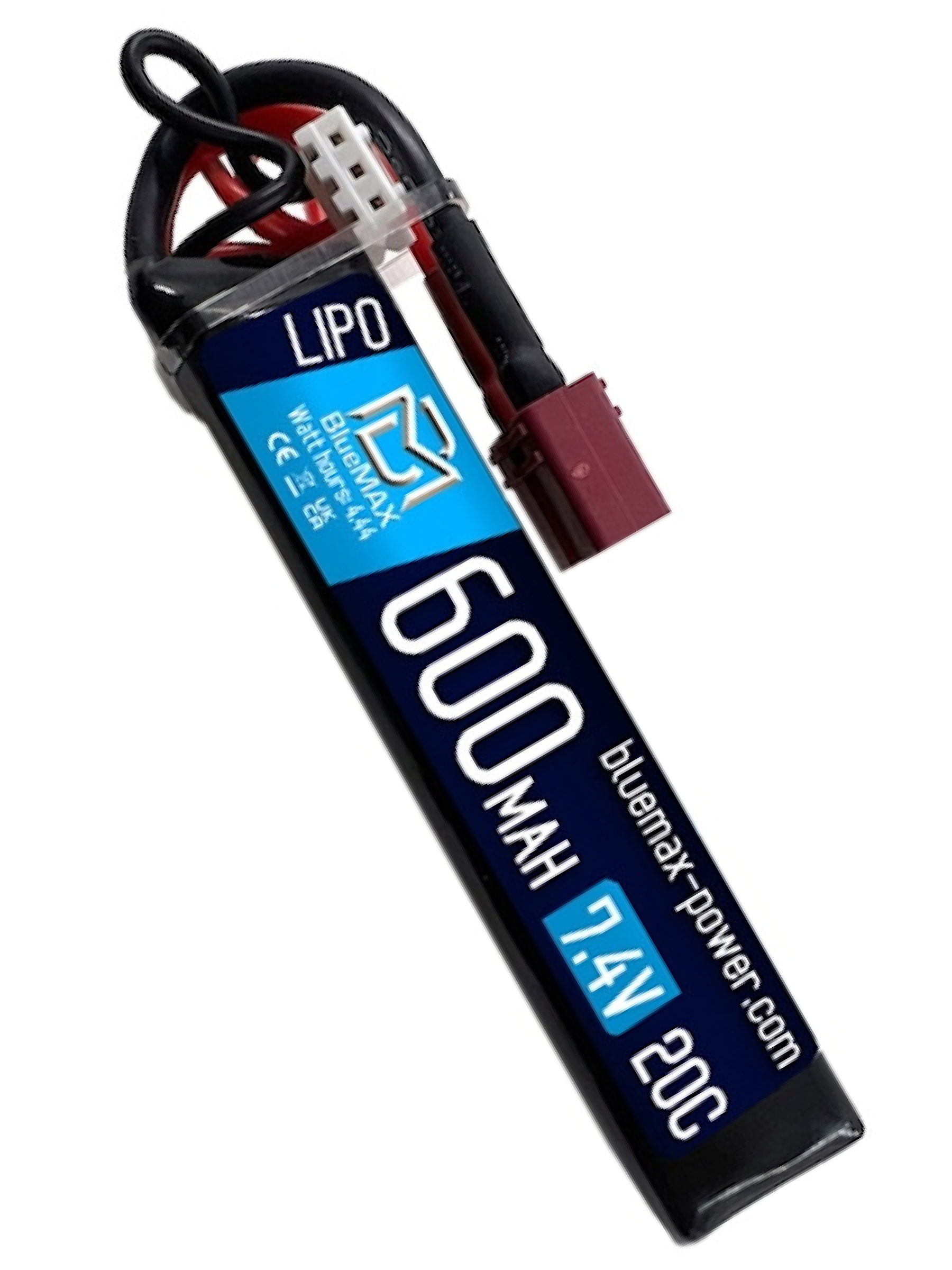 BlueMAX LIPO74V 600MAH 20C TCONNECTOR