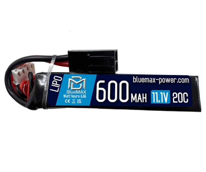 Аккумулятор BlueMAX Li-Po 11.1V 600mah 20C (PDW) w/ Mini Tamiya