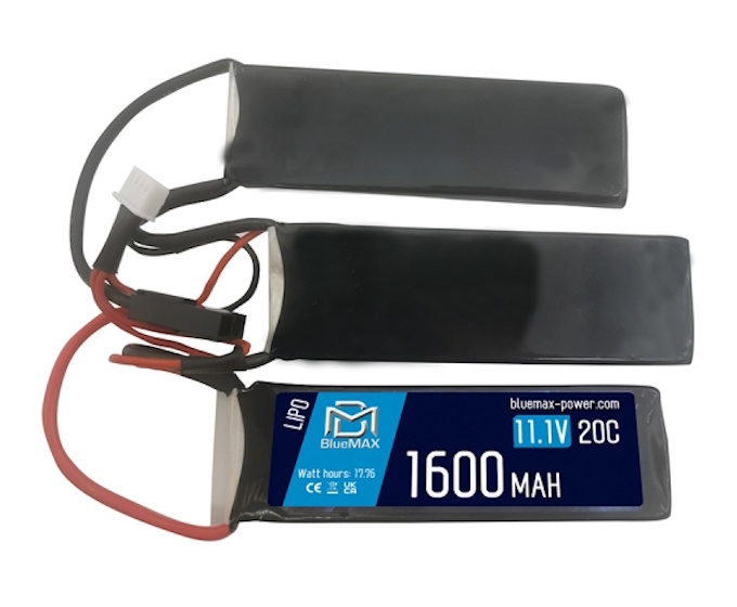 Аккумулятор BlueMAX Li-Po 11.1V 1600mah 20C Triple, 3x (95x31x7) мм