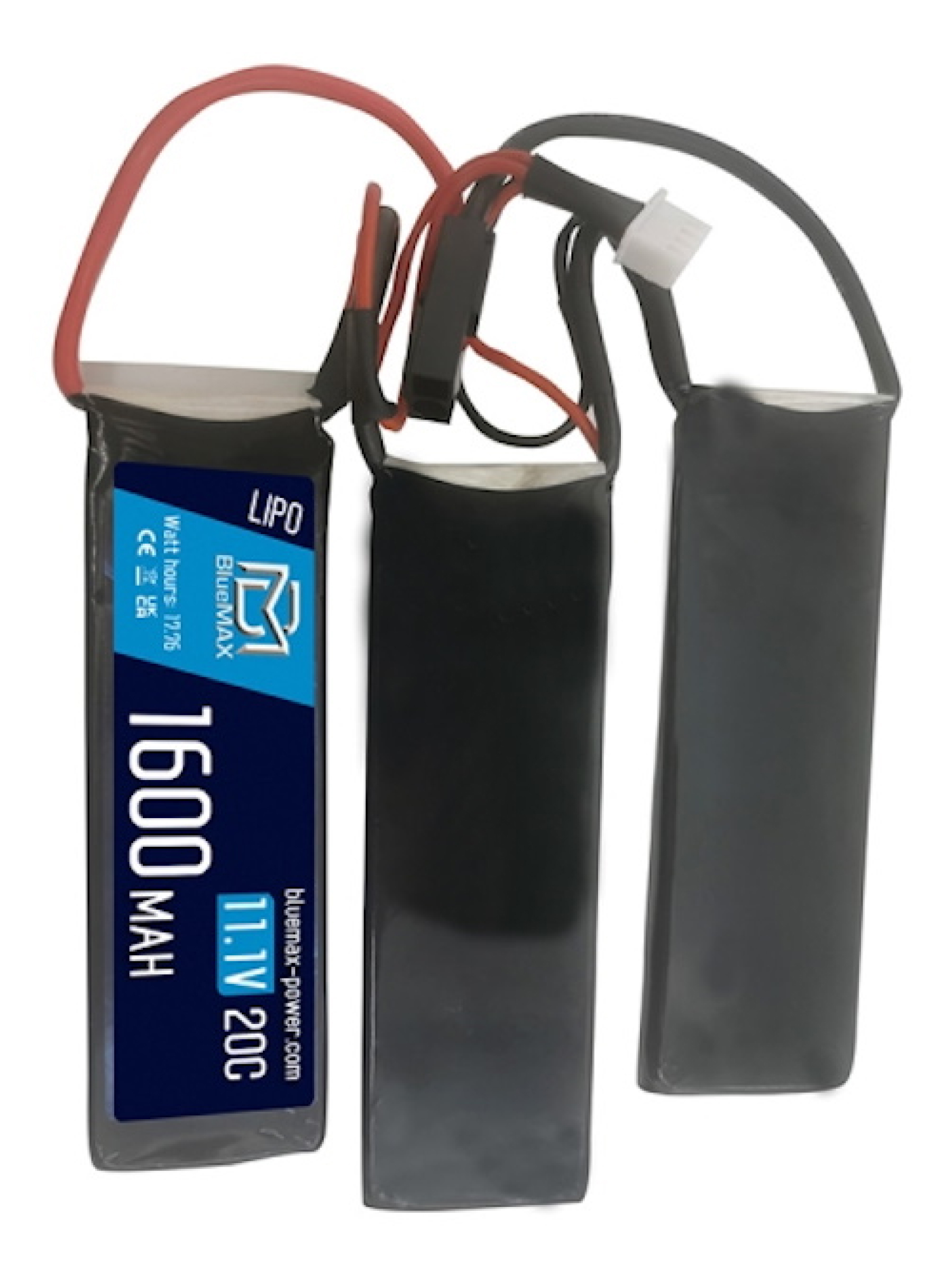 BlueMAX LIPO111V 1600MAH 20C 3X 95X31X7