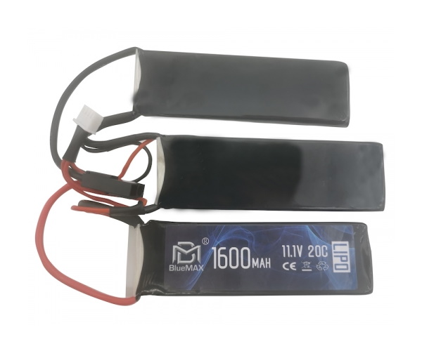 Аккумулятор BlueMAX Li-Po 11.1V 1600mah 20C, 3 x (94x30x7) мм (триплет)