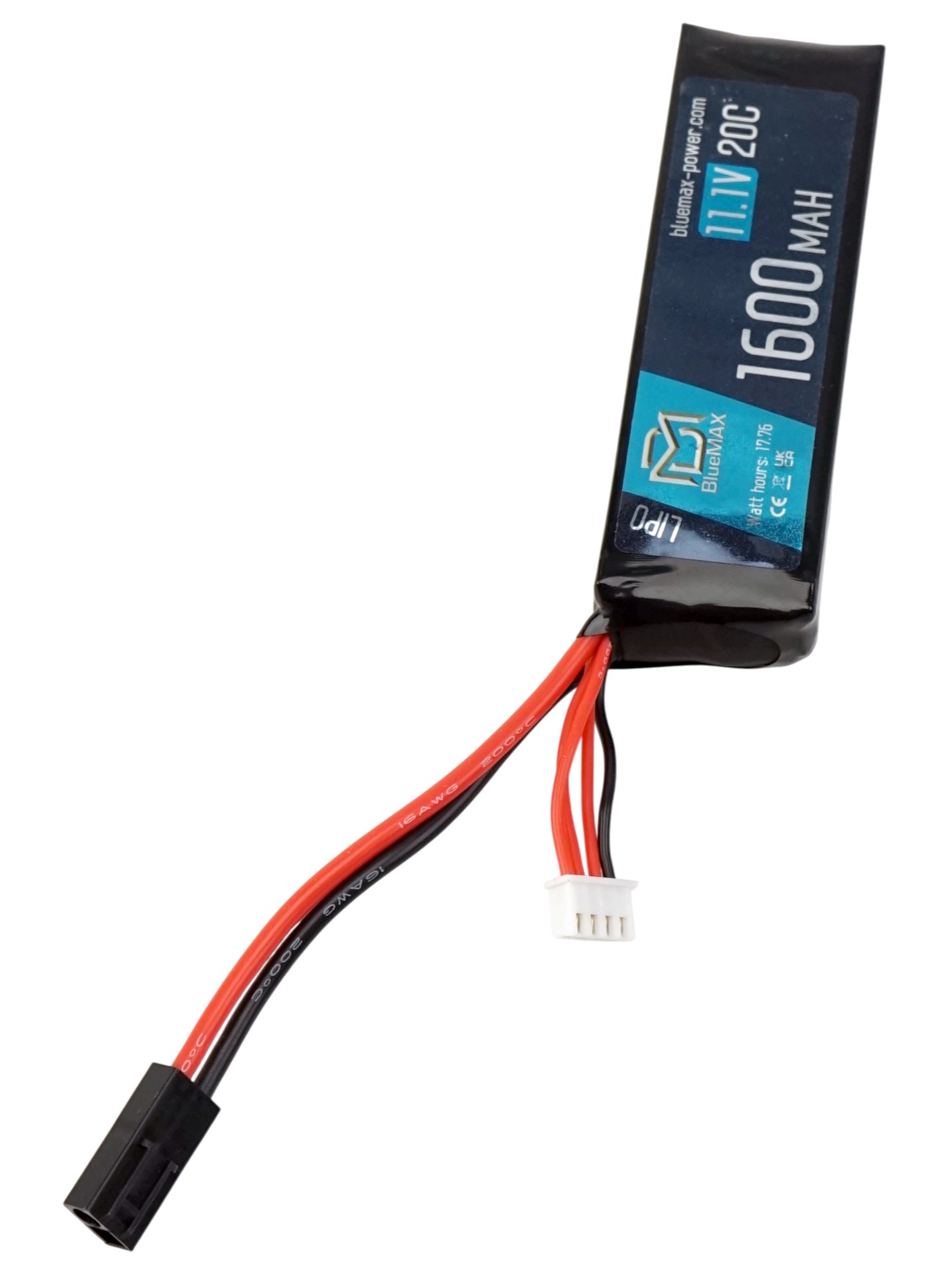 BlueMAX LIPO111V 1600MAH 20C 94X30X19 3