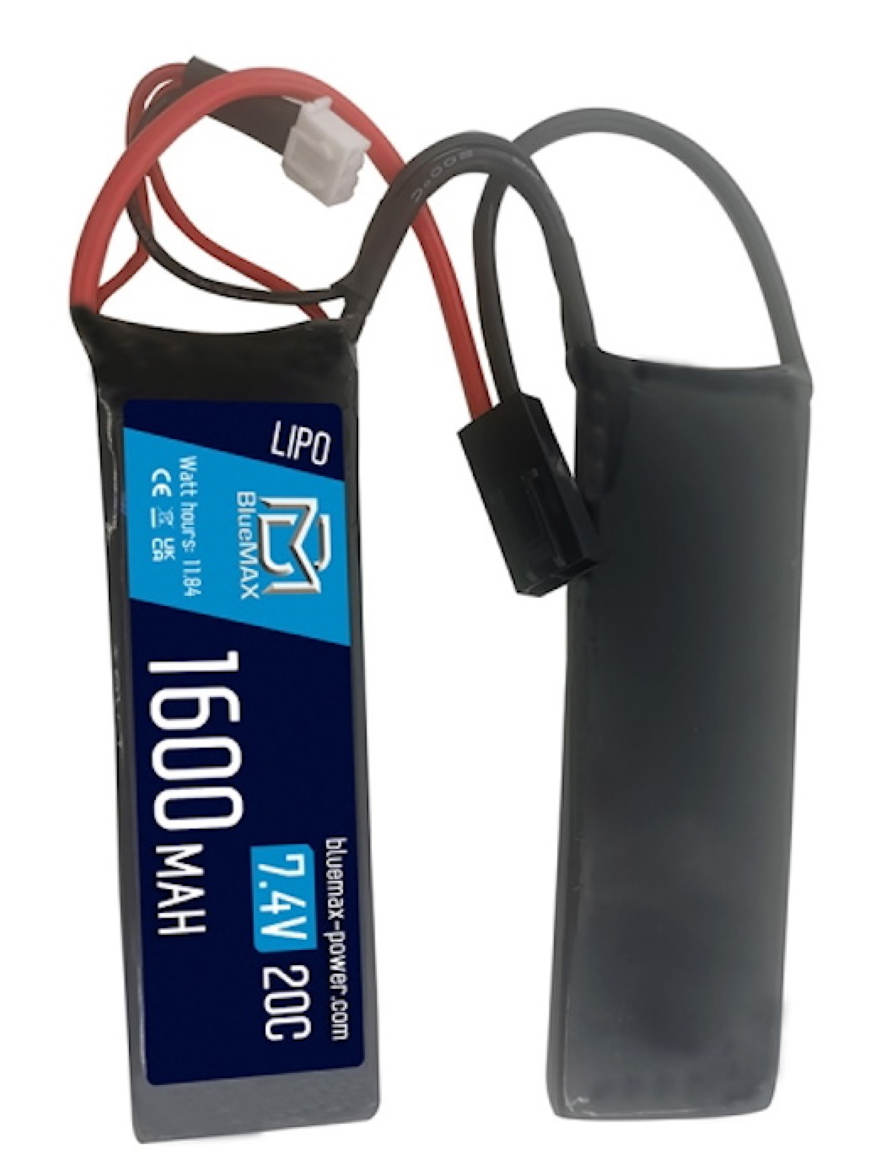 BlueMAX LIPO74V 1600MAH 20C 2X 94X30X7