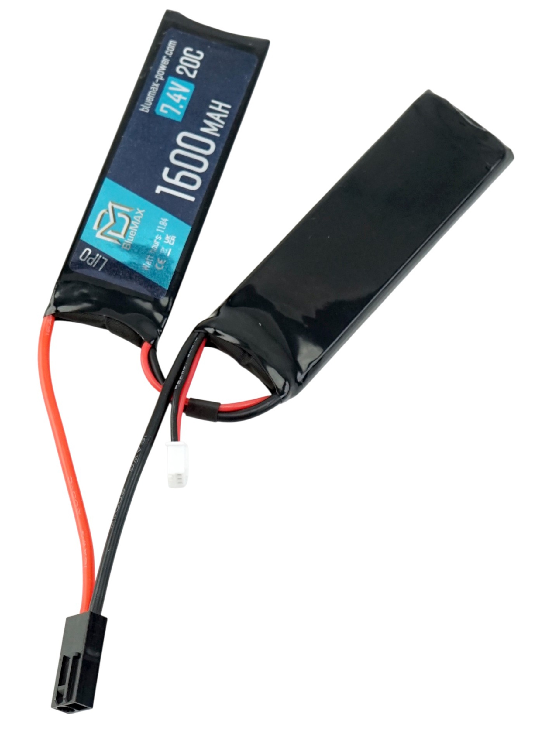 BlueMAX LIPO74V 1600MAH 20C 2X 94X30X7