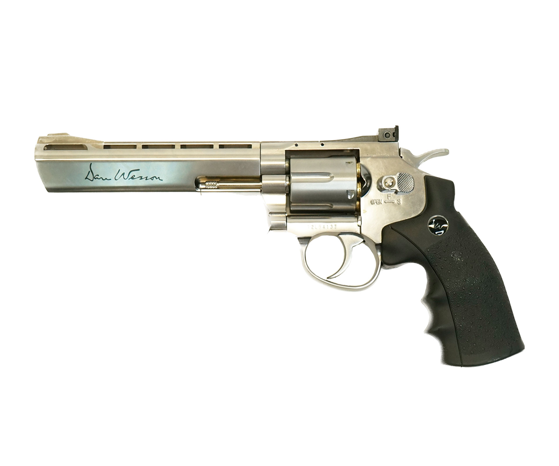 |Б/у| Пневматический револьвер ASG Dan Wesson 6” Silver (№ 16559-32-ком)