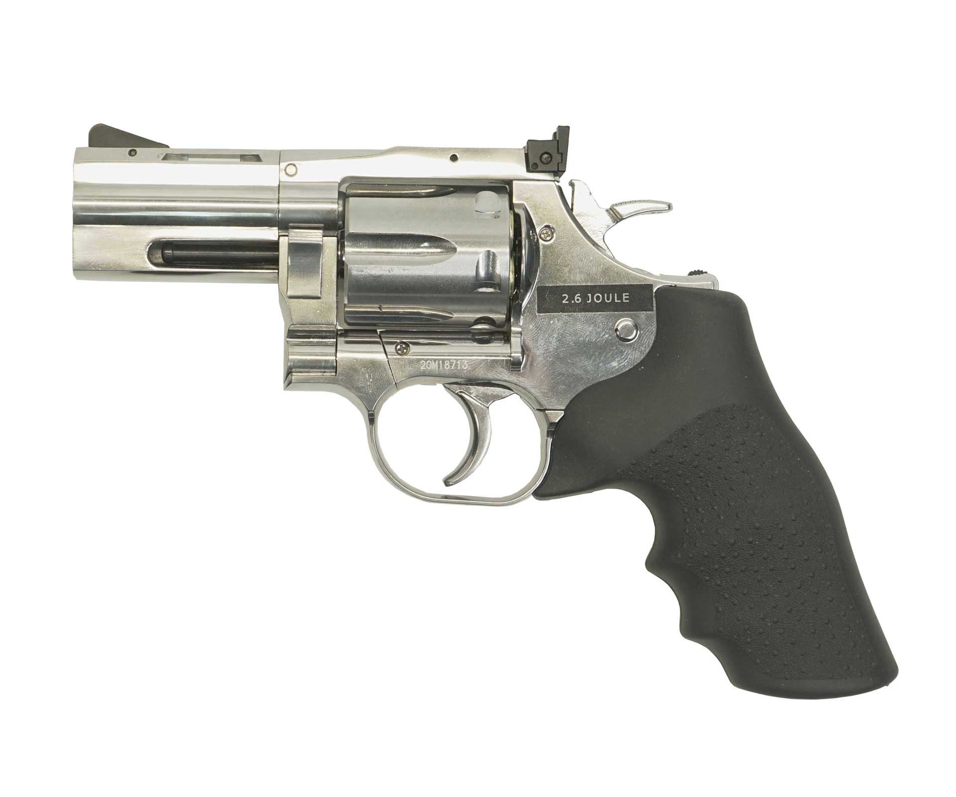 |Б/у| Пневматический револьвер ASG Dan Wesson 715-2,5 Silver (пулевой) (№ 18615-52-ком)