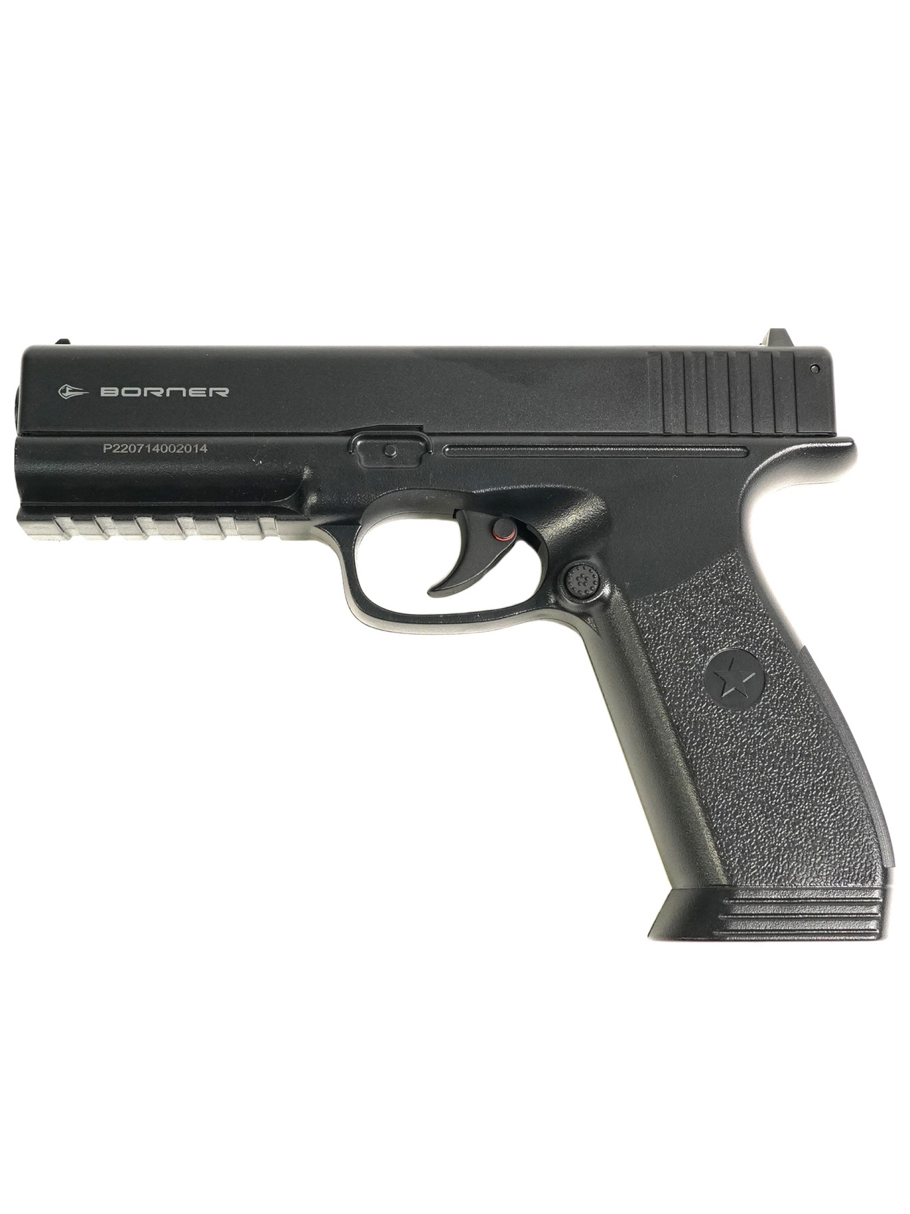 Пневматический пистолет Borner 17 (Glock) пластик