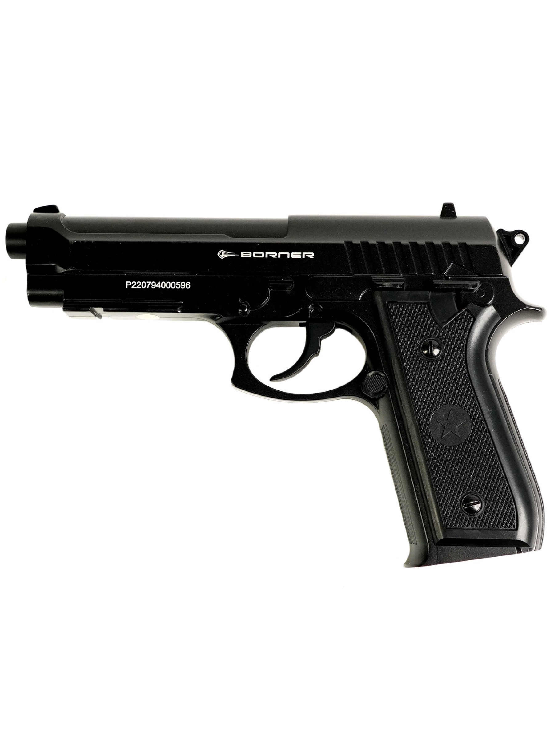 Пневматический пистолет Borner 92M (Beretta) металл