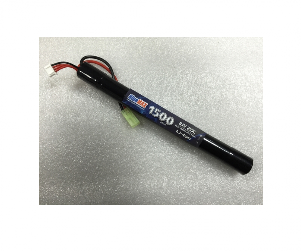 Аккумулятор BlueMAX Li-Po 11.1V 1200mah 20C Stick, 205x20x20 мм