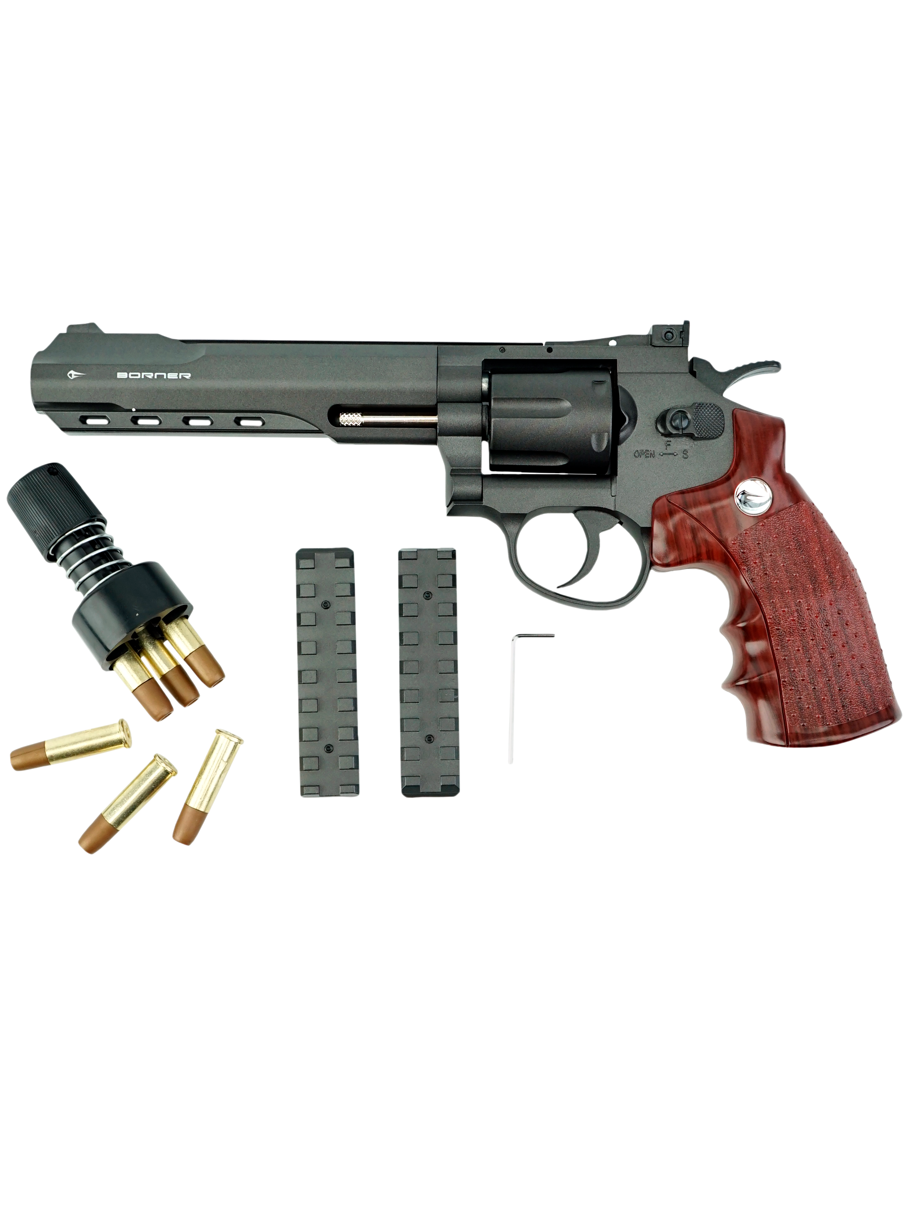 Пневматический револьвер Borner Super Sport 702 (6”)