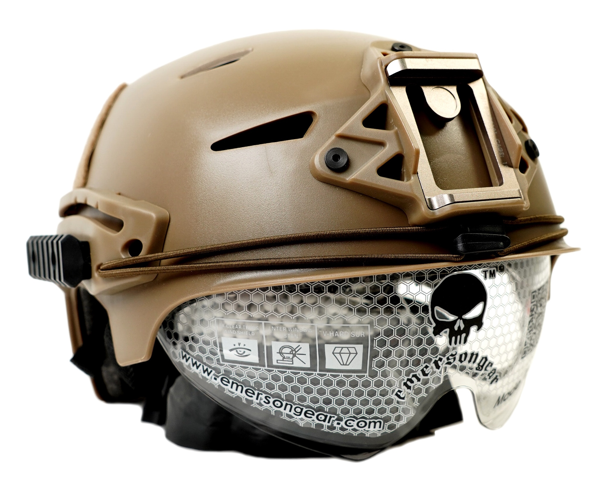 Шлем тактический EmersonGear EXF BUMP Helmet /Protective (Desert) (EM8981A)  купить в Москве, СПБ, цена в интернет-магазине «Pnevmat24»