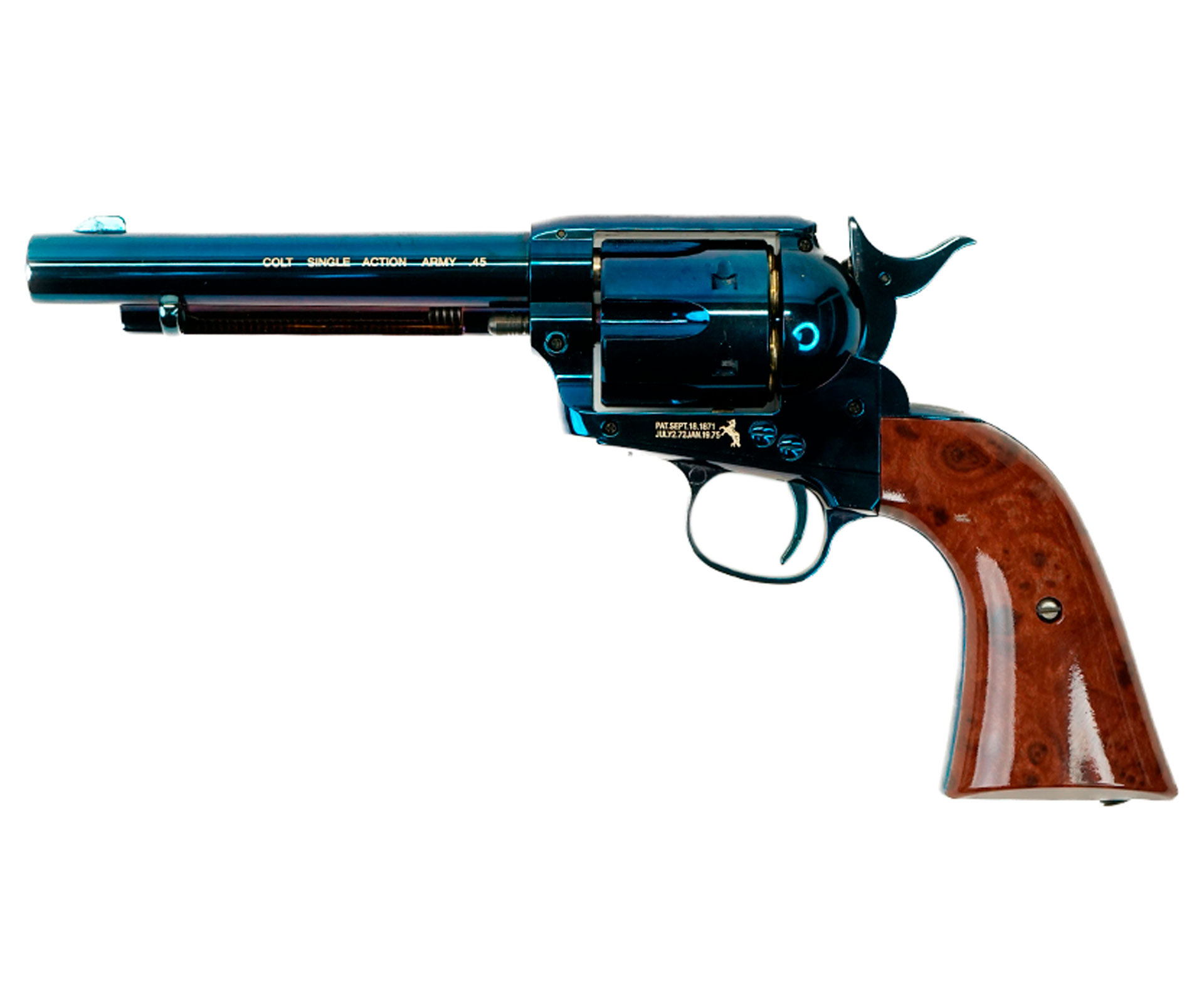 |Б/у| Пневматический револьвер Umarex Colt SAA 45 BB Blued (5,5”) (№ 5.8308-79-ком)