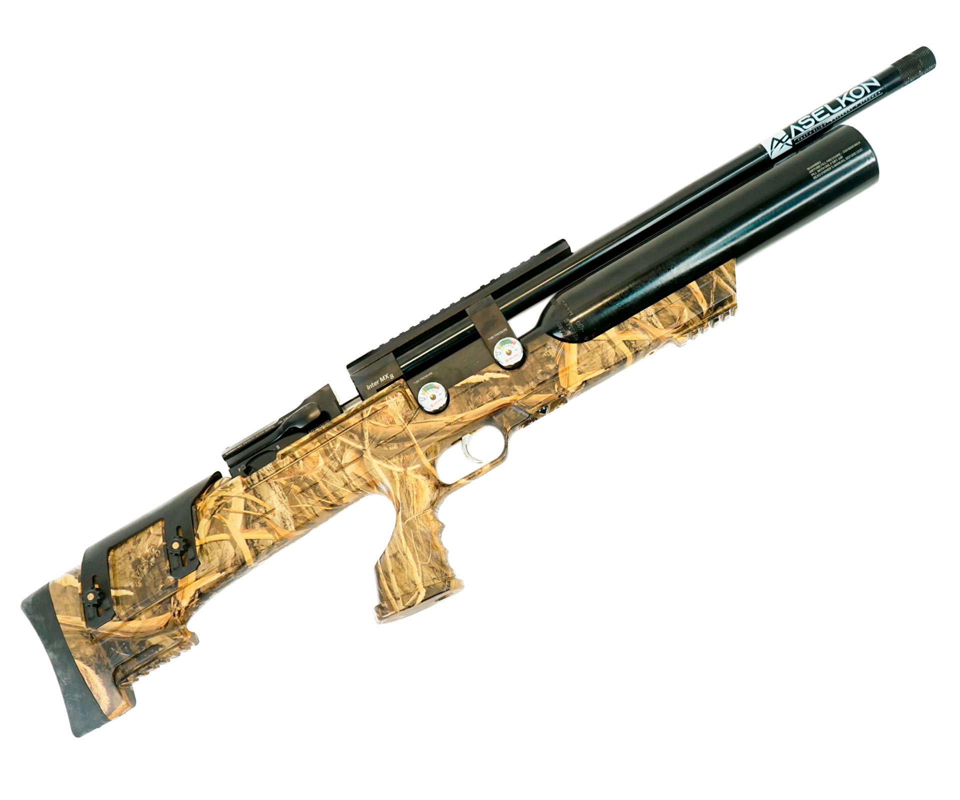 |Б/у| Пневматическая винтовка Aselkon MX-8 Evoc Camo Max-5 (PCP, 3 Дж) 6,35 мм (№ 20716-91-ком)