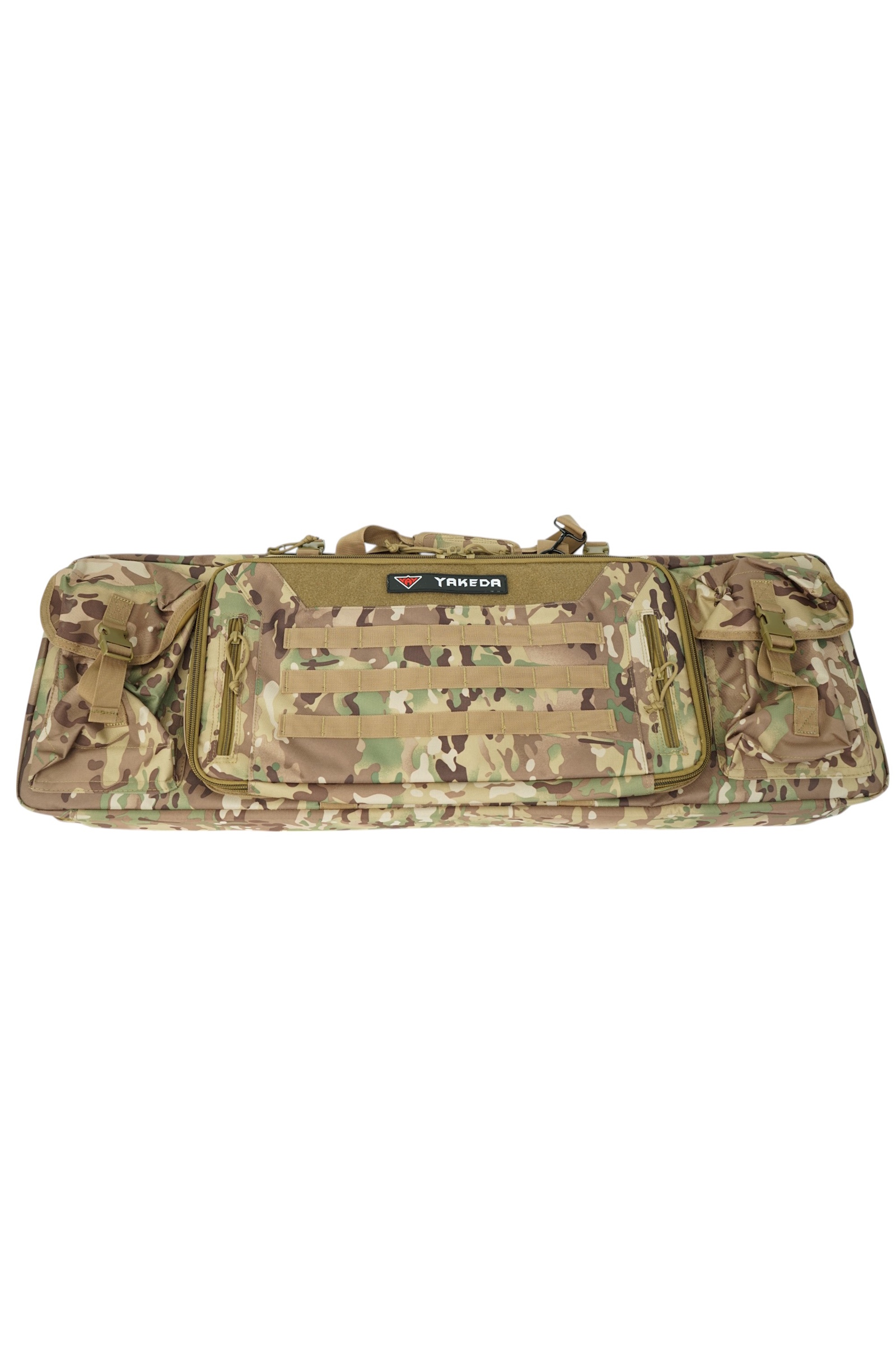 Чехол-рюкзак Yakeda KF-105B Molle для 2-х единиц оружия, Cordura 1000D +PVC, 90 см (Multicam)