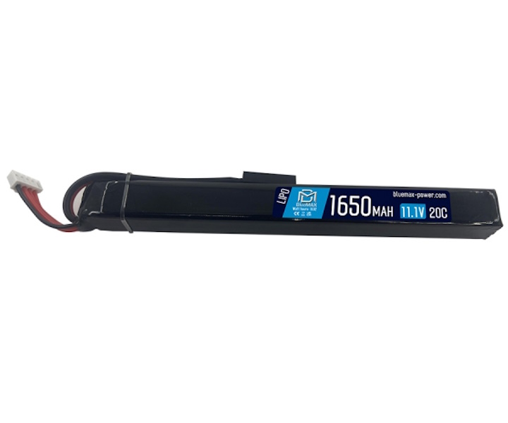 Аккумулятор BlueMAX Li-Po 11.1V 1650mah 20C AK Stick, 169x18x18 мм
