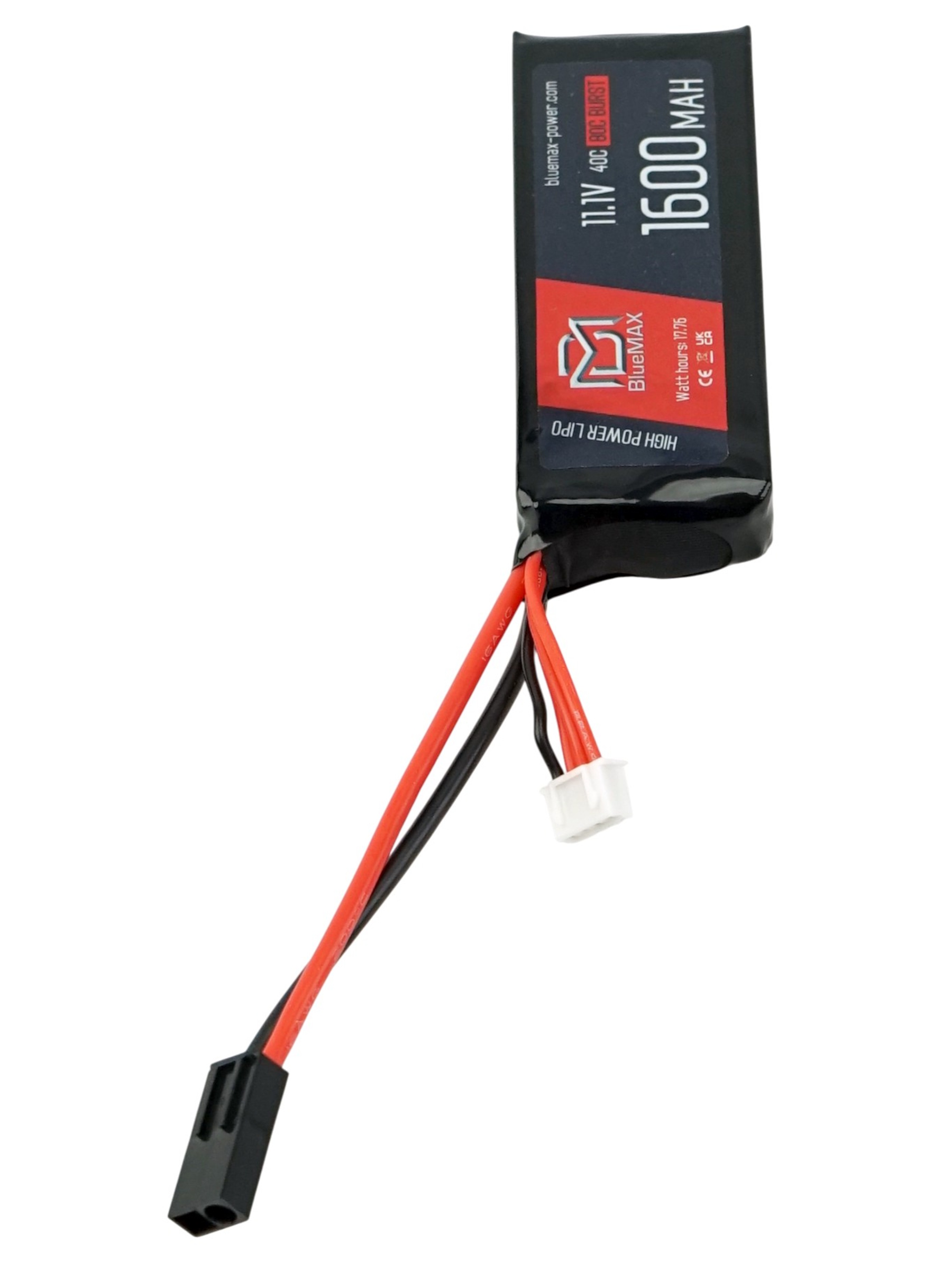 BlueMAX LIPO111V 1600MAH 40C 85X34X21