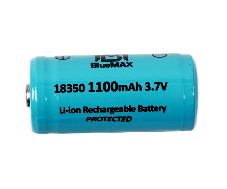 Аккумулятор BlueMAX Li-Ion Battery 18350 3.7V 1100mah Protected