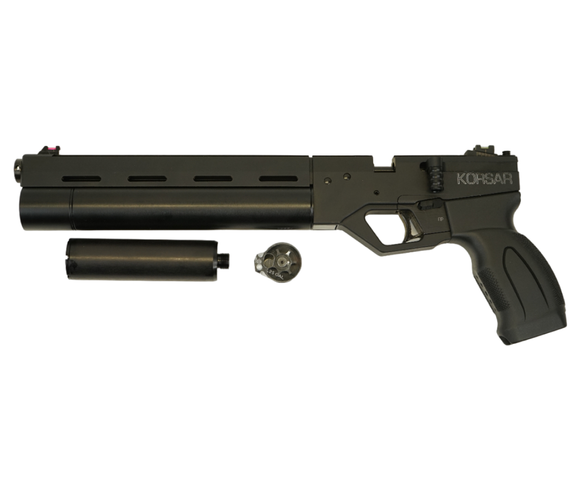 |Уценка| Пневматический пистолет «Корсар» D32, ствол 240 мм (PCP) 6,35 мм (№ 10619-351-УЦ)