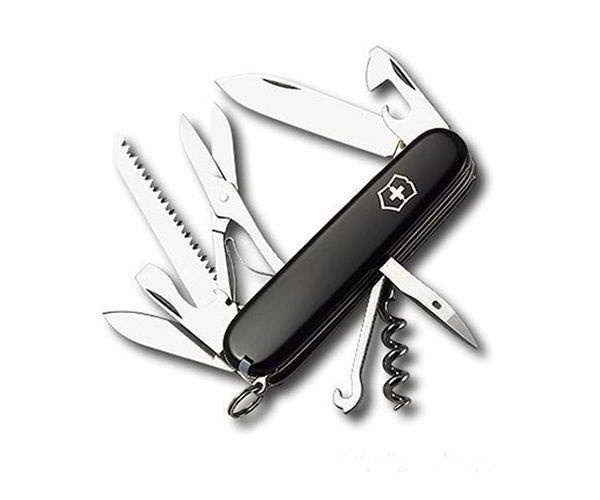 Нож складной Victorinox Huntsman 1.3713.3 (91 мм, черный)