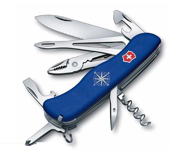 Нож складной Victorinox Skipper 0.9093.2W (111 мм, синий)