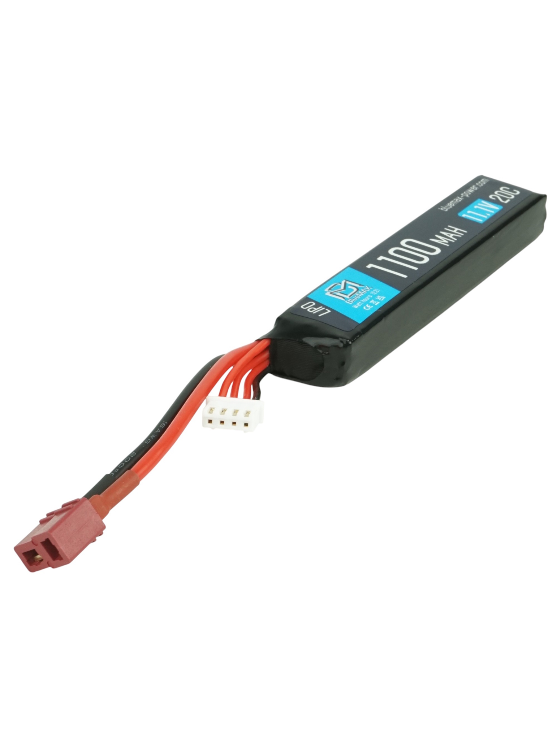 Аккумулятор BlueMAX Li-Po 11.1V 1100mah 20C Stick w/ Deans (T-type)