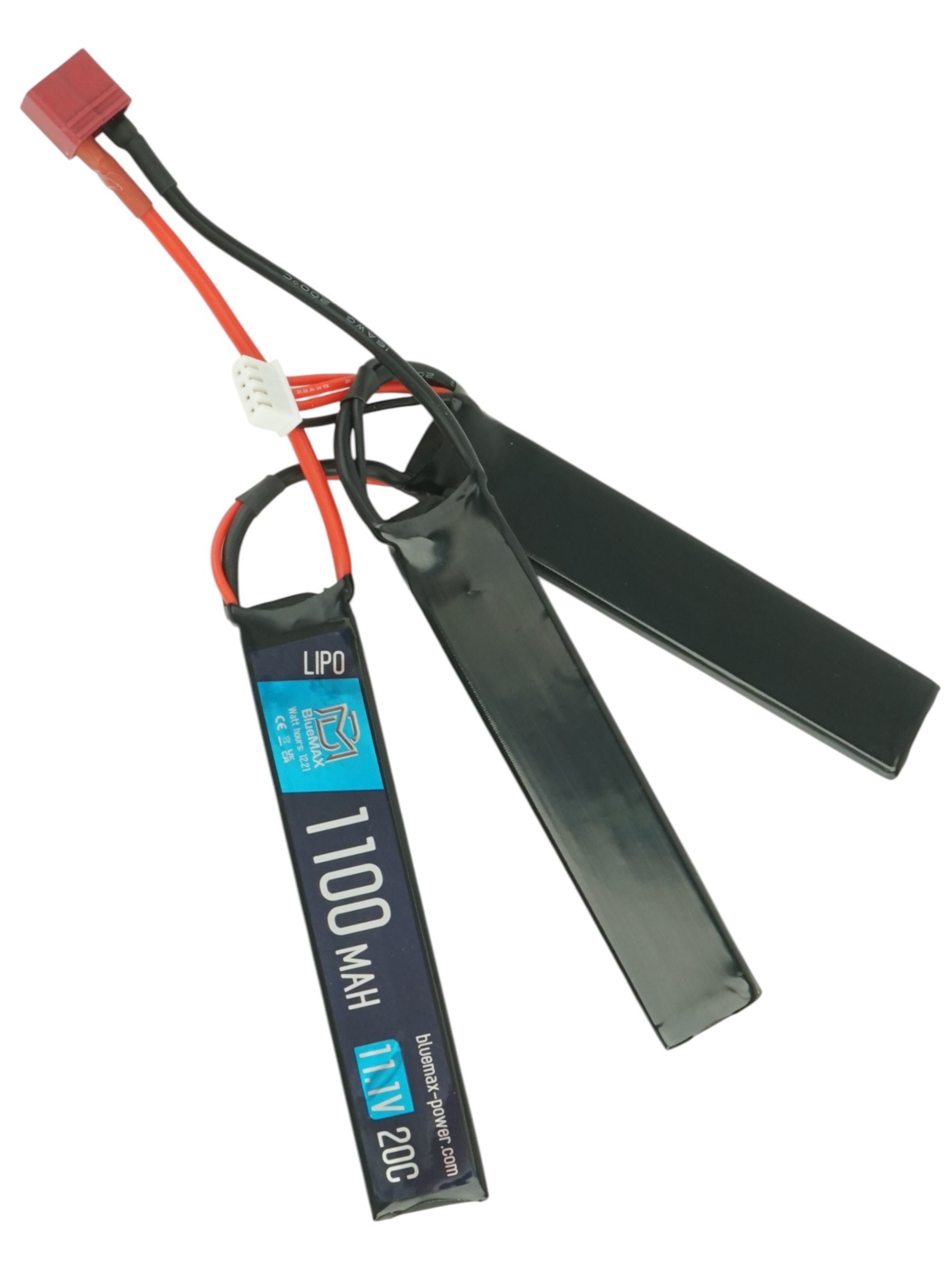 Аккумулятор BlueMAX Li-Po 11.1V 1100mah 20C Triple w/ Deans (T-type)