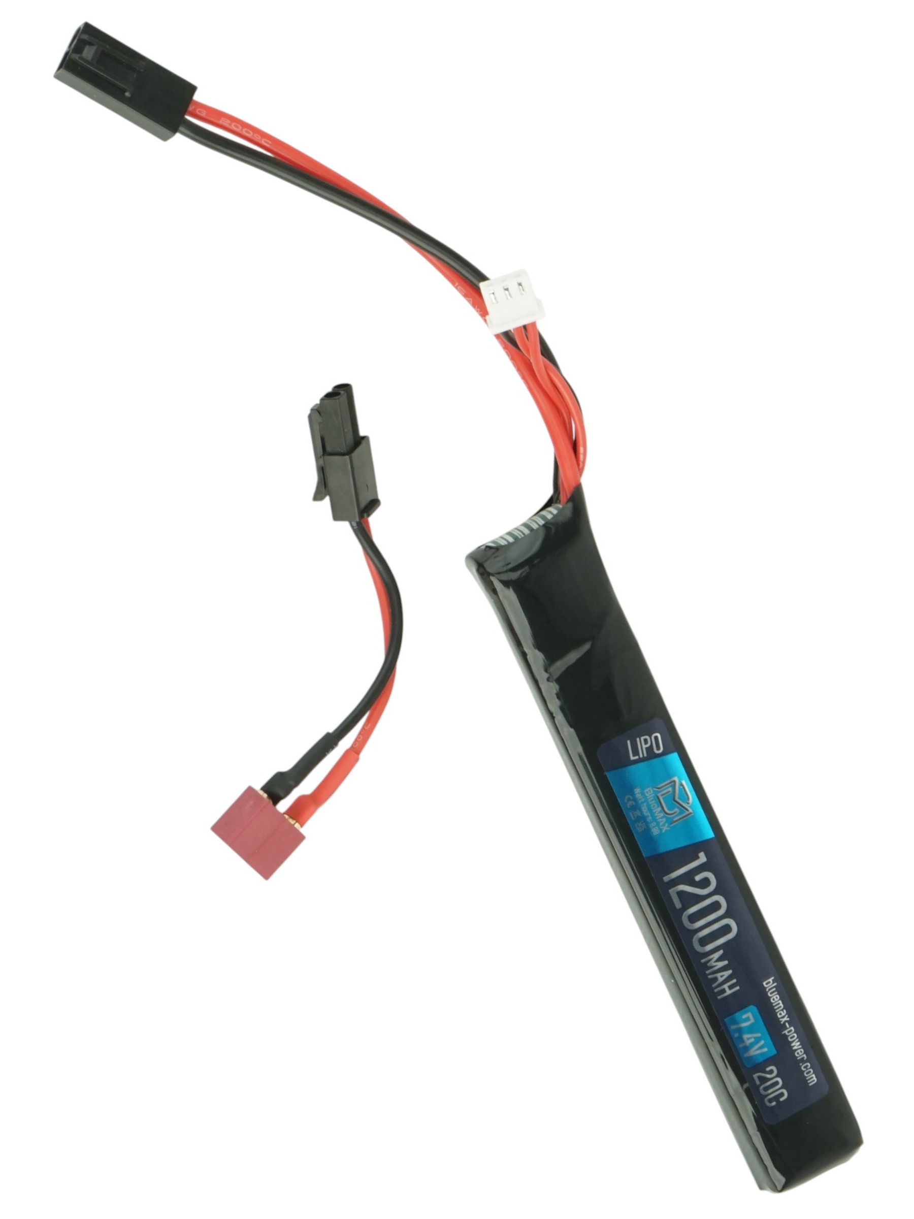 BlueMAX LIPO74V 1200MAH 20C TCONNECTOR