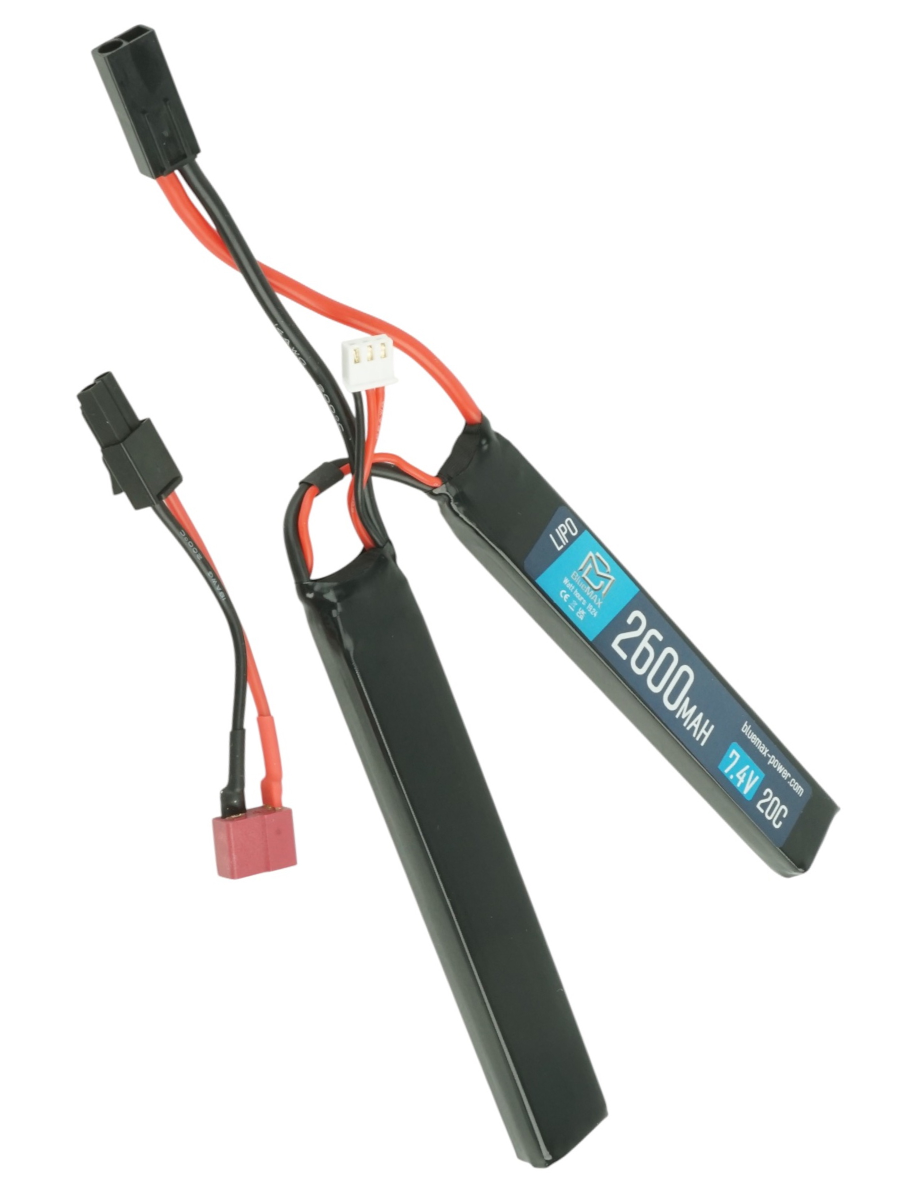 BlueMAX LIPO74V 2600MAH 20C TCONNECTOR