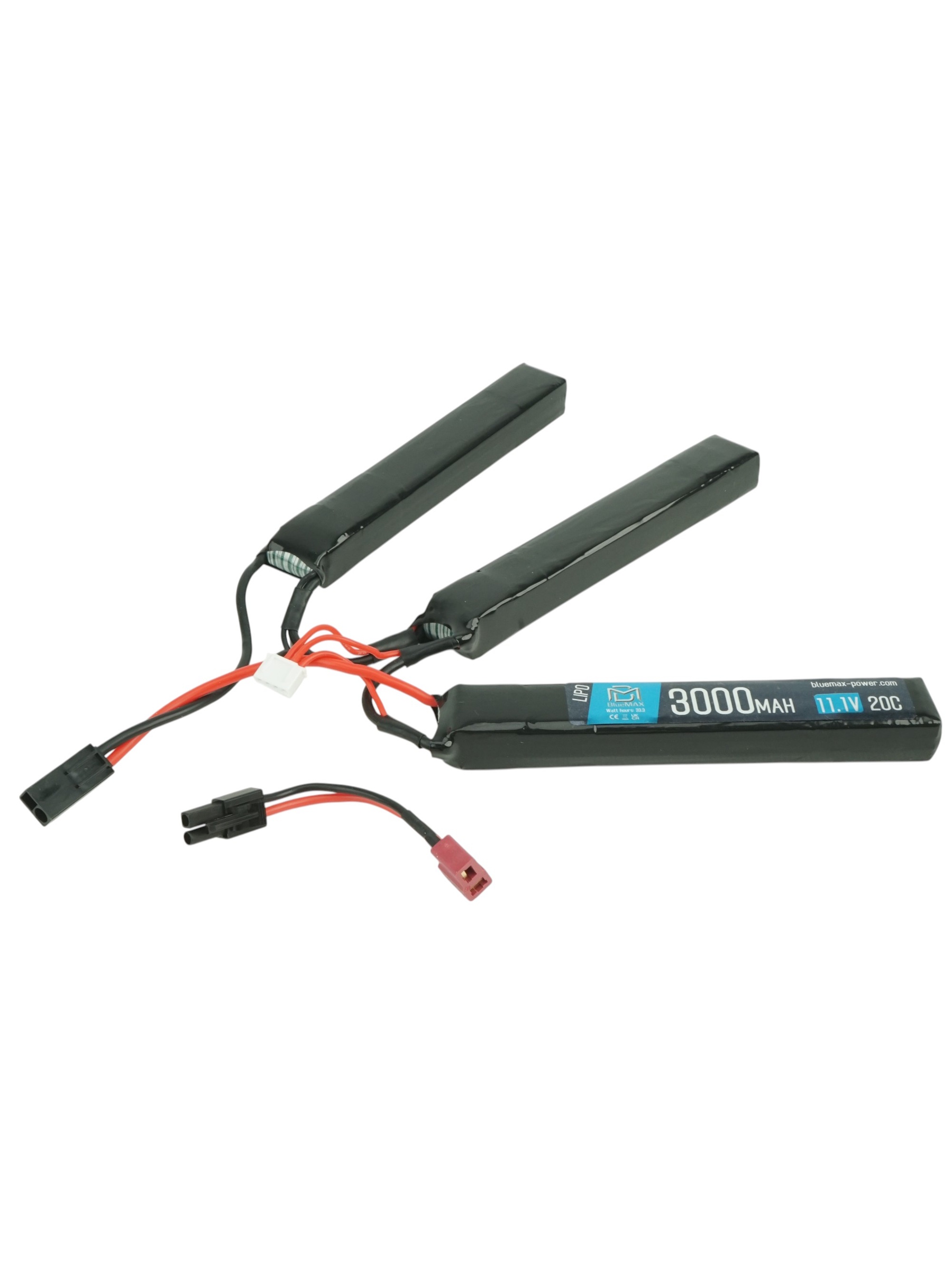 Аккумулятор BlueMAX Li-Po 11.1V 3000mah 20C Triple w/ Deans (T-type)