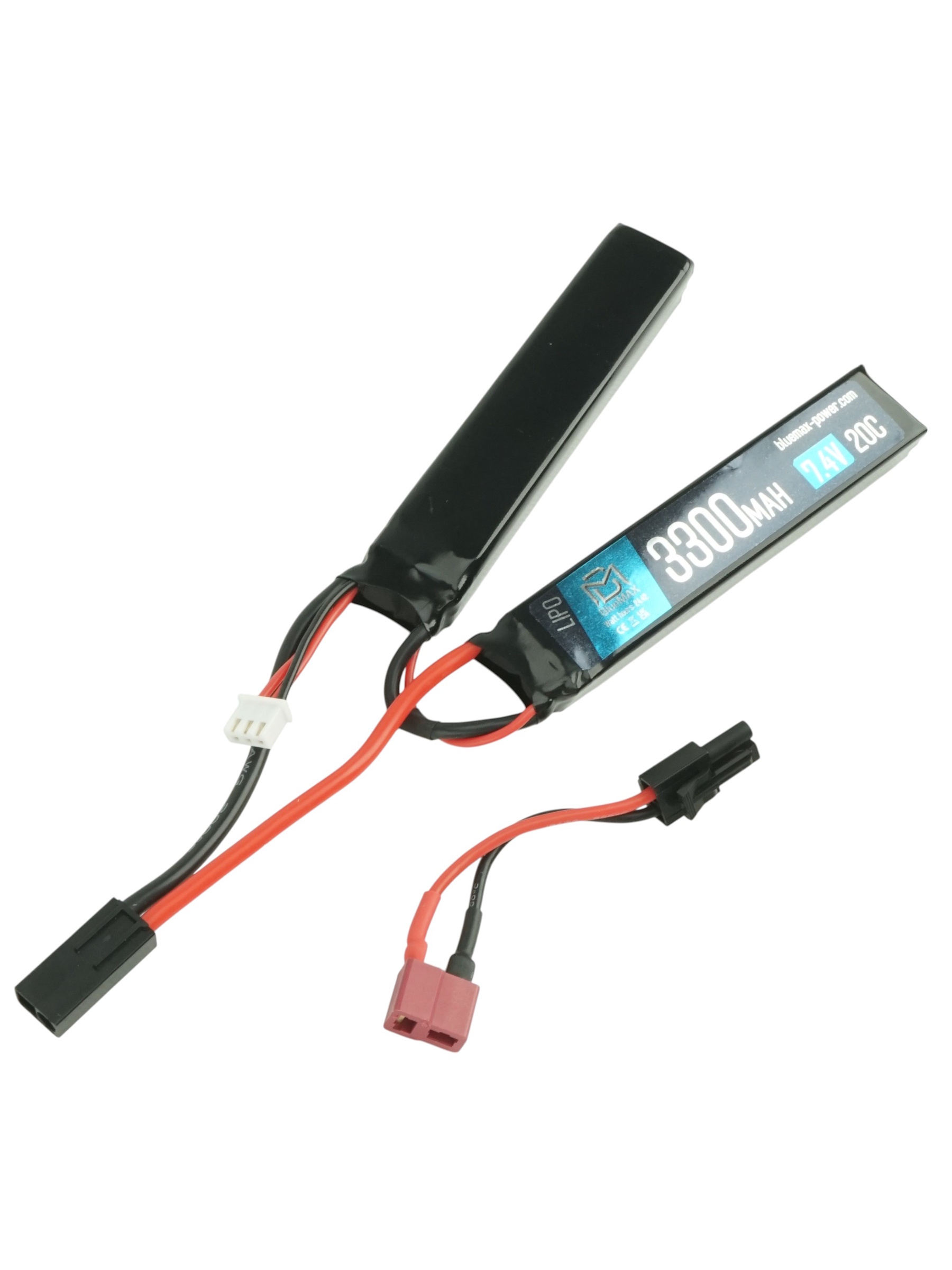 Аккумулятор BlueMAX Li-Po 7.4V 3300mah 30C Nunchuck w/ Deans (T-type)
