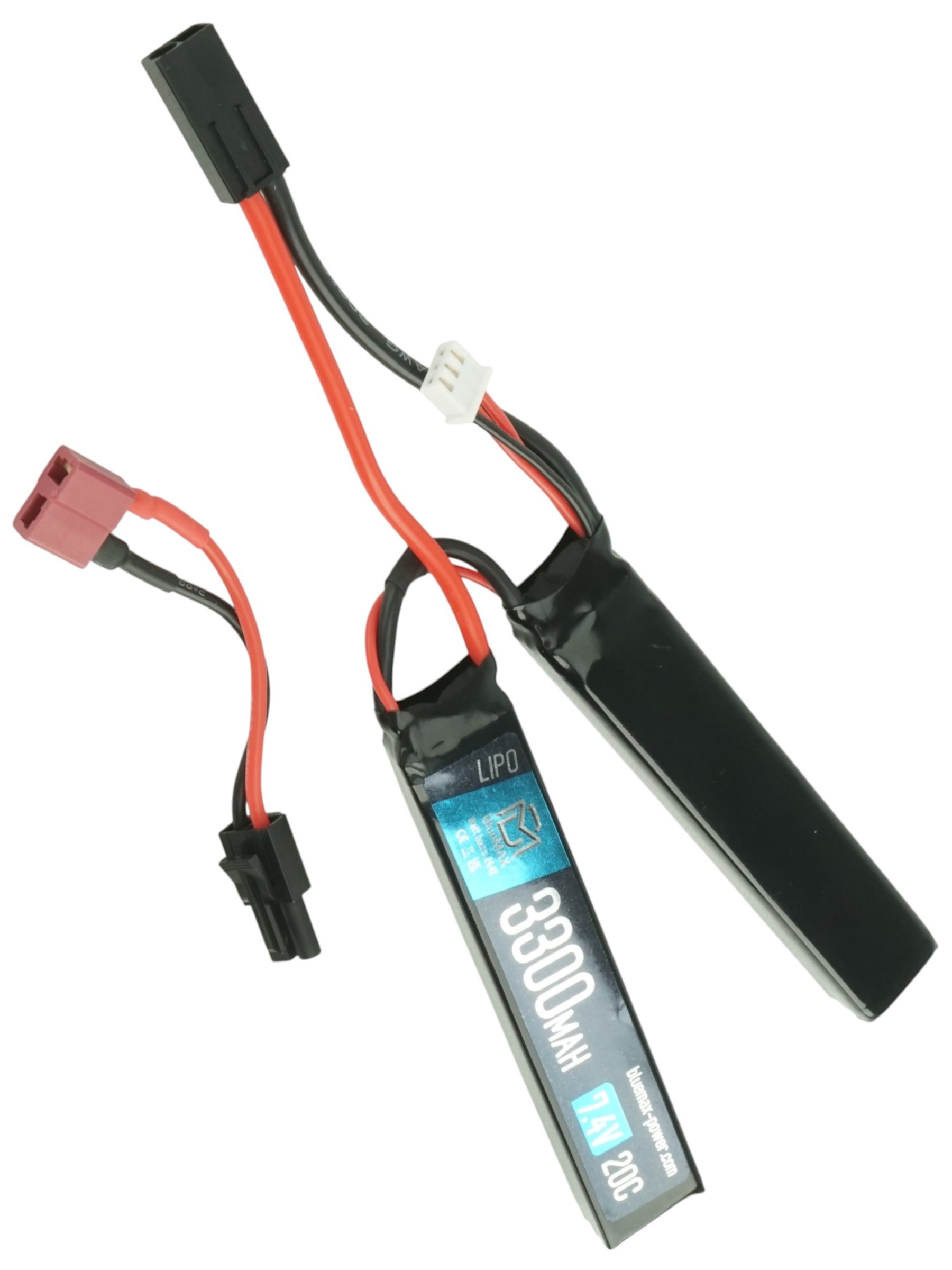 Аккумулятор BlueMAX Li-Po 7.4V 3300mah 30C Nunchuck w/ Deans (T-type)