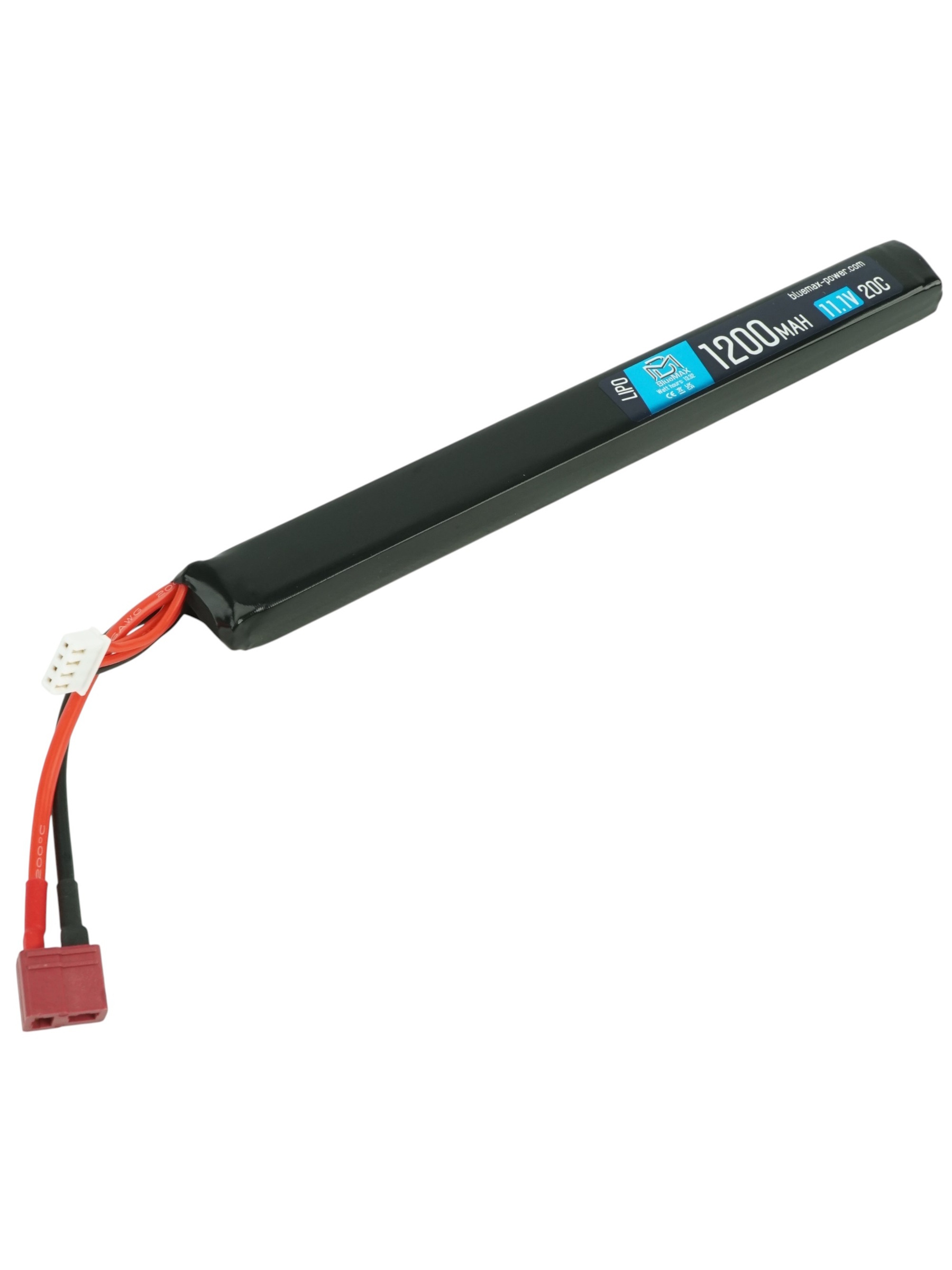 Аккумулятор BlueMAX Li-Po 11.1V 1200mah 20C AK Ultra-Thin Stick w/ Deans (T-type)