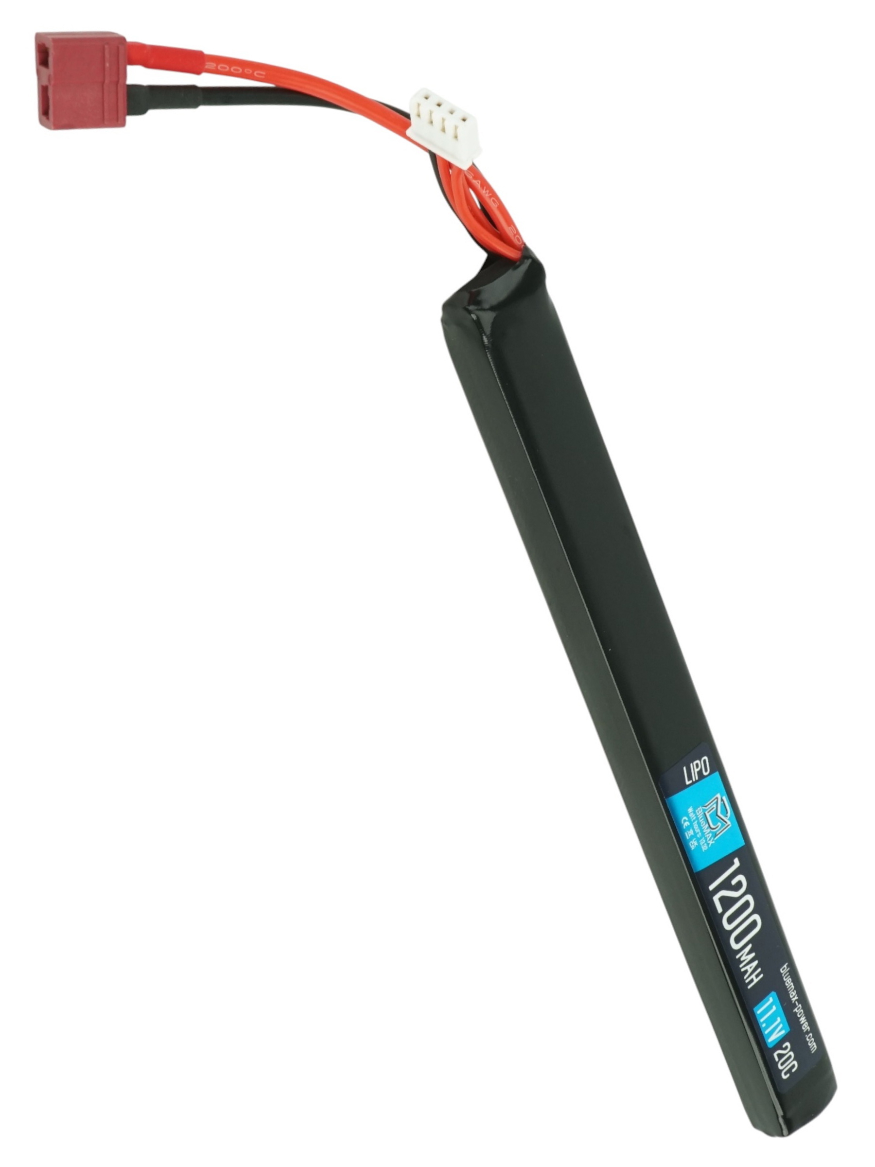 Аккумулятор BlueMAX Li-Po 11.1V 1200mah 20C AK Ultra-Thin Stick w/ Deans (T-type)